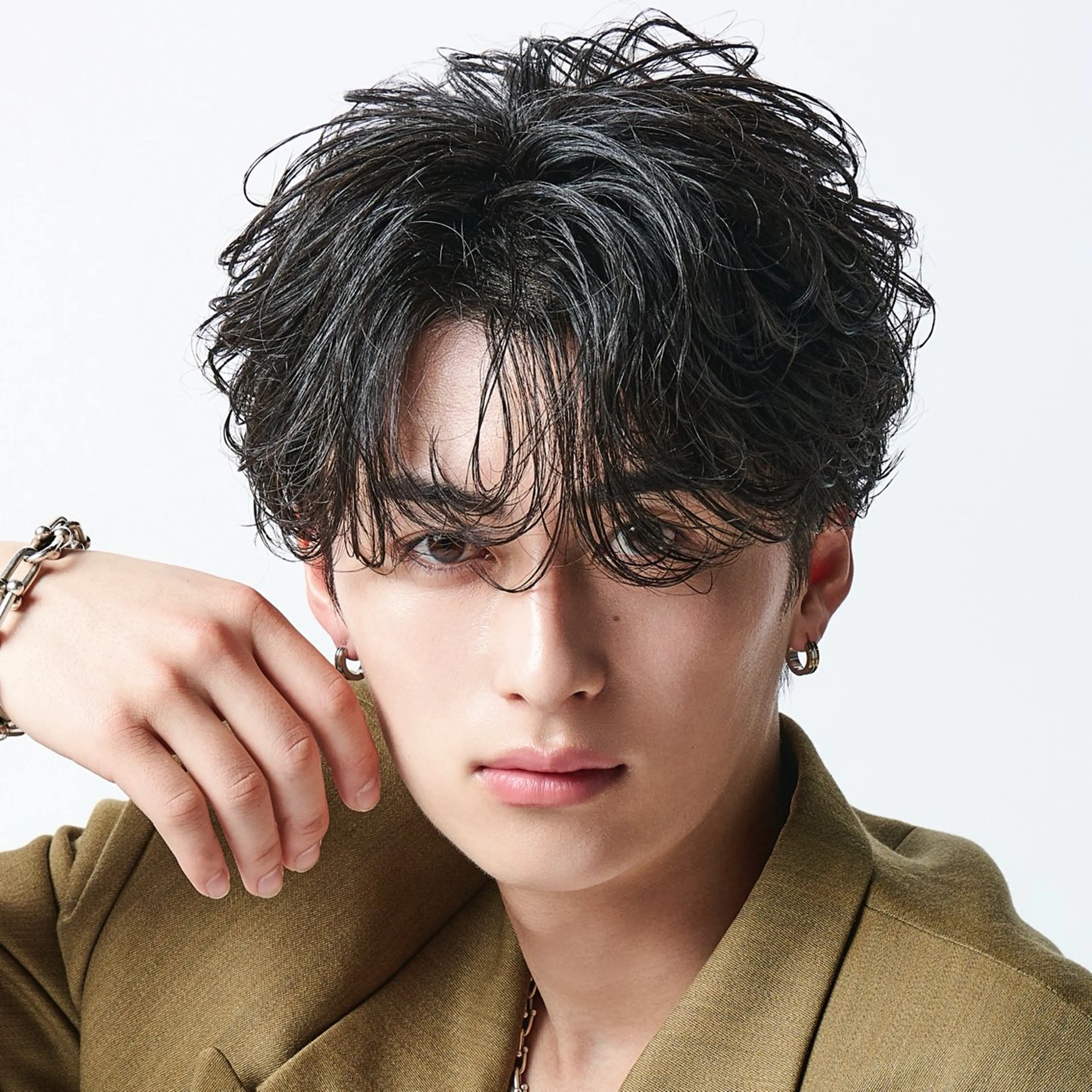 🔴人気Ｎｏ.1メニュー🔴フェザーパーマ🔥メンズカット＋パーマ＋オリジナルトリートメント＋炭酸泉＋スタイリング🔥の写真