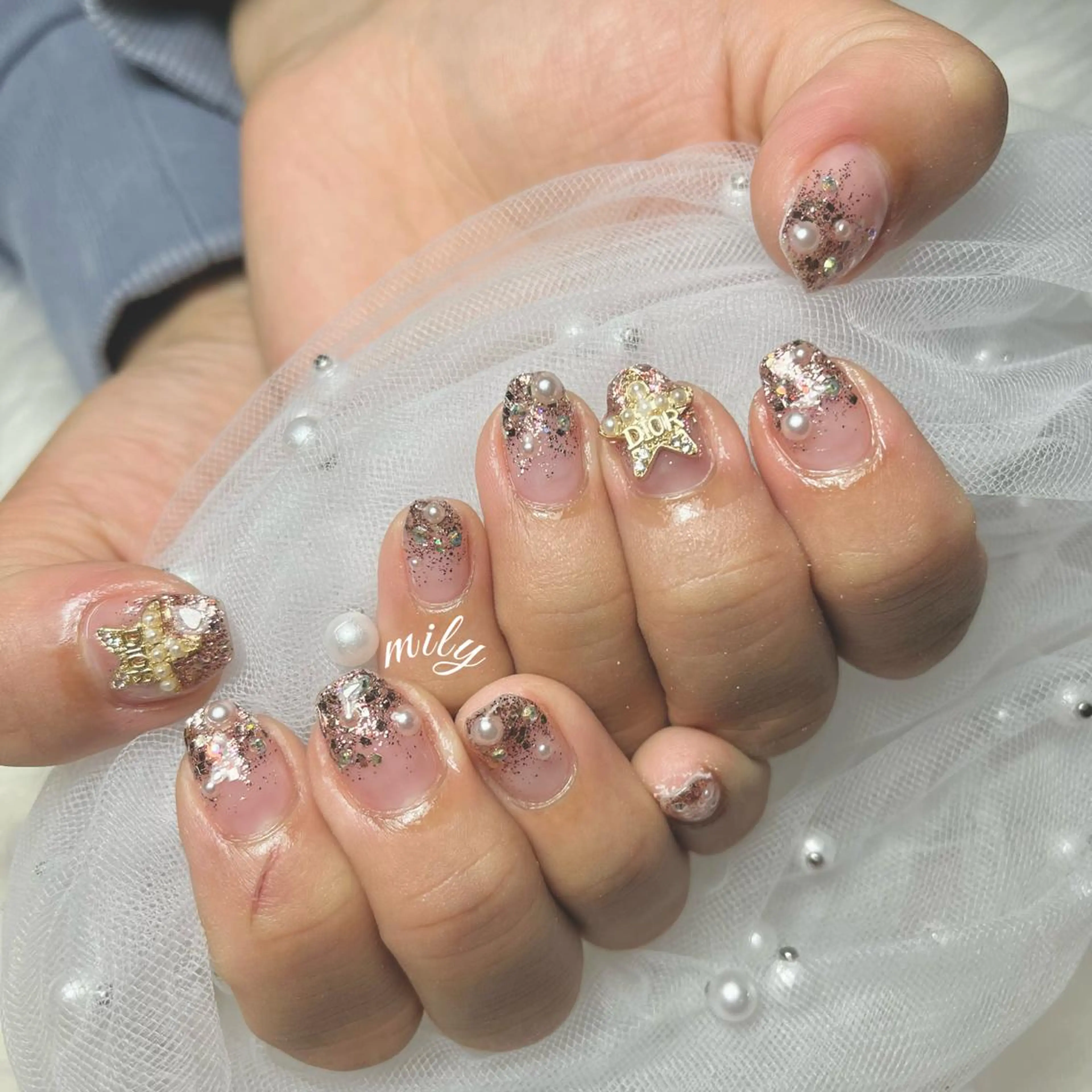 ネイル mily_harajuku所属・韓国ネイル☁️ haruna🌛のネイルデザイン