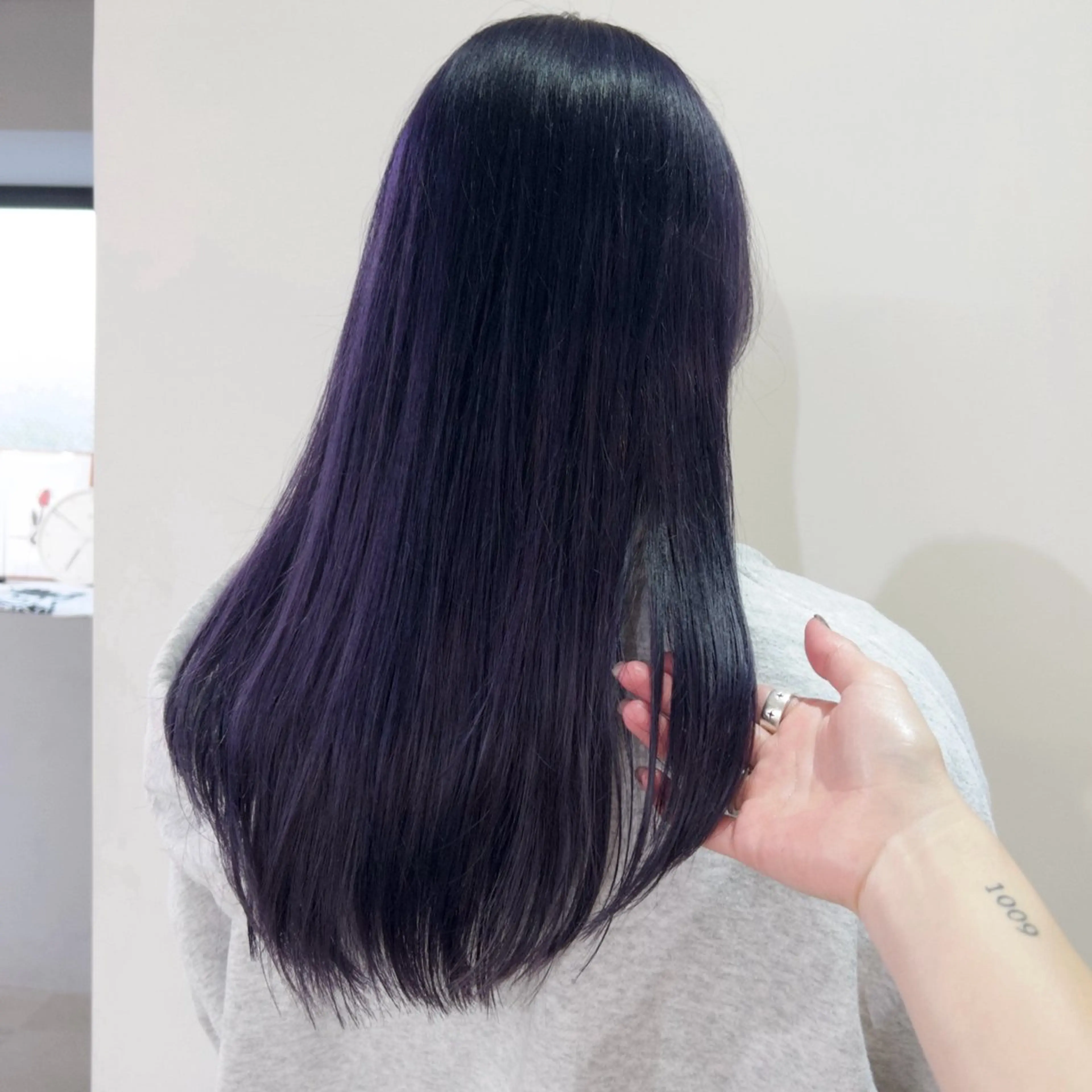 セミロング カラー 透明感カラー 顔まわりレイヤー 顔周りカット ハッシュカット レイヤーカット カット ヘアカラー トリートメント nonoka オリーブ/レイヤーのヘアスタイル