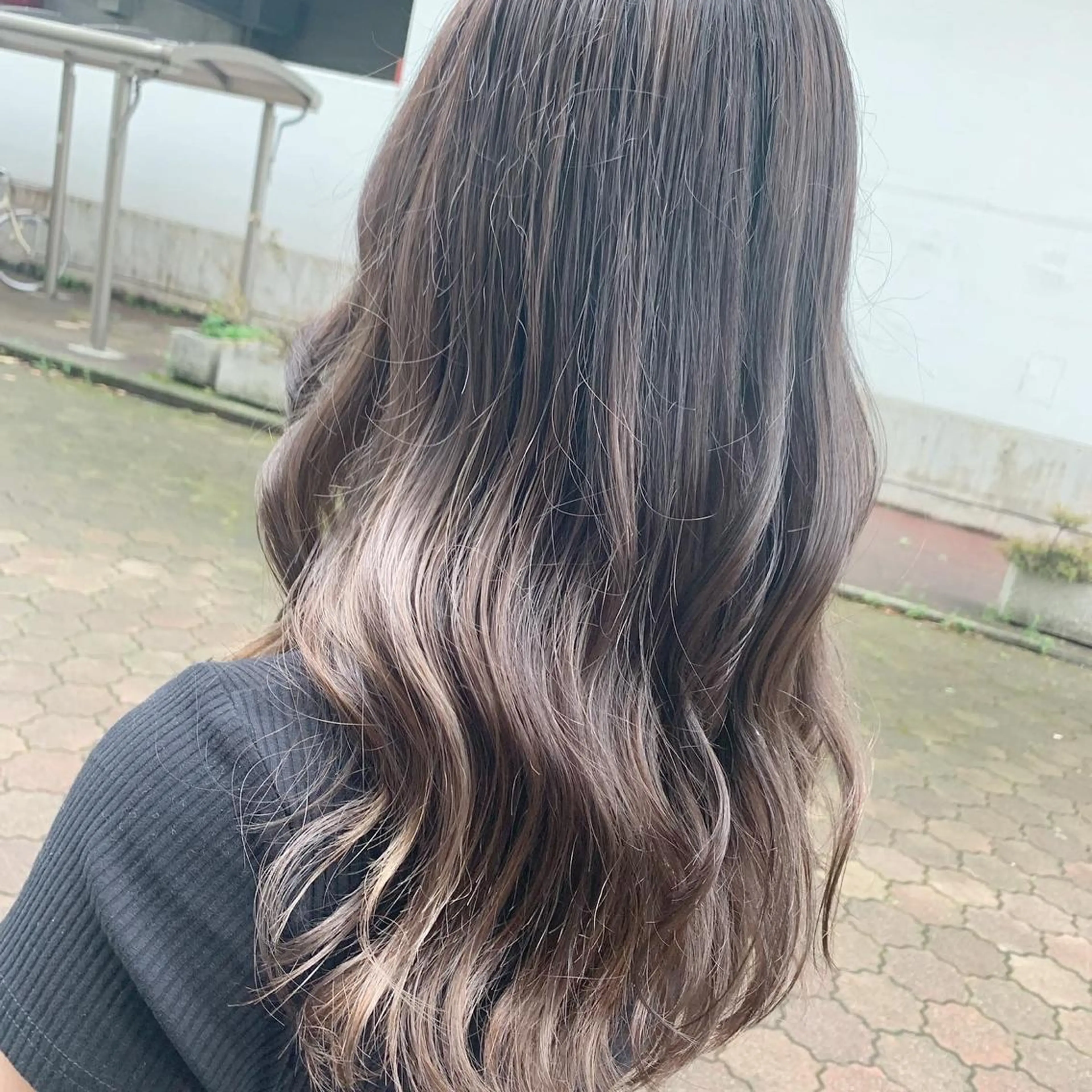 ロング カラー グラデーションカラー メンズパーマ/新潟駅 NOBUTA🔥のヘアスタイル