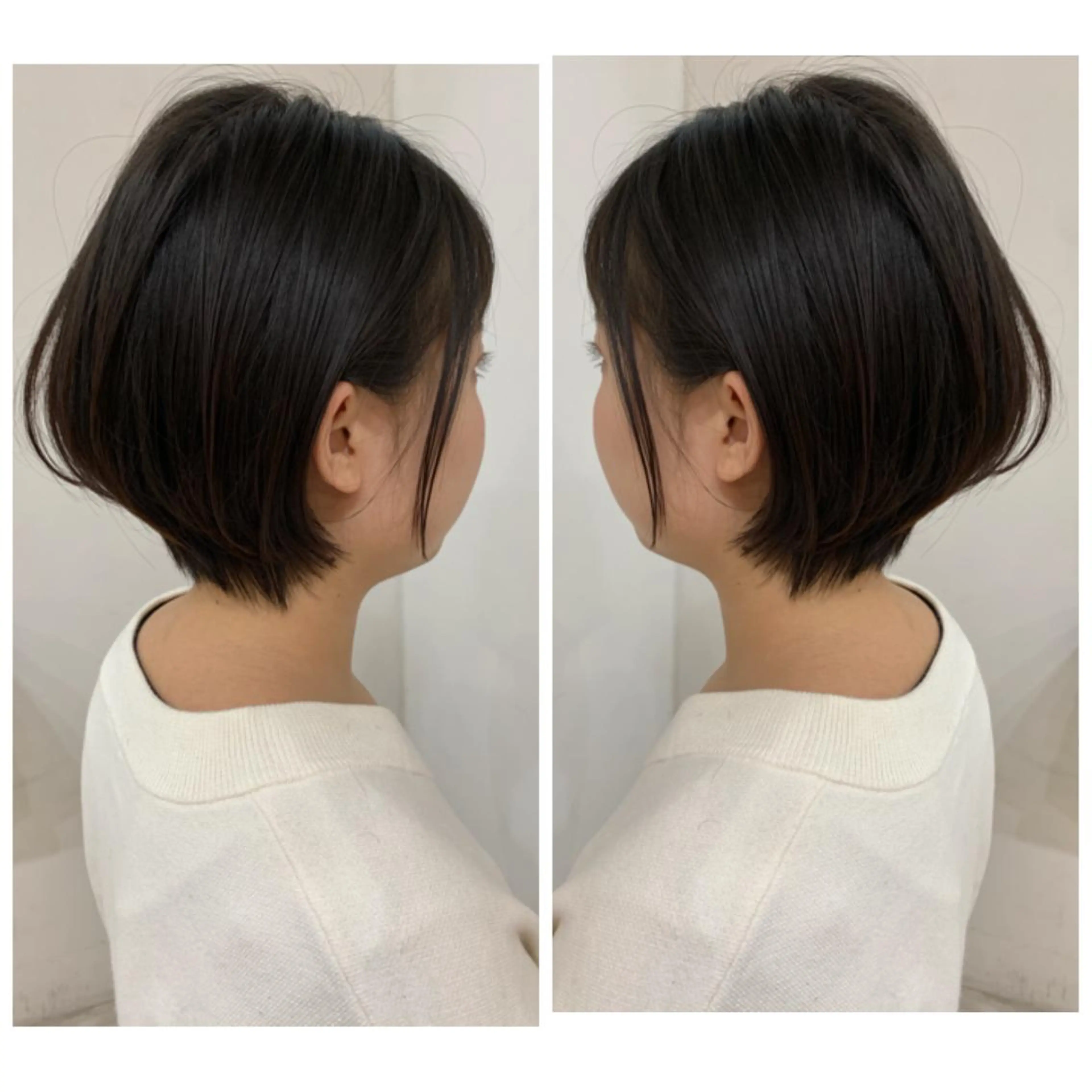 ショート カット トリートメント 京都大人女性ショート 徒歩1分/秋山のヘアスタイル