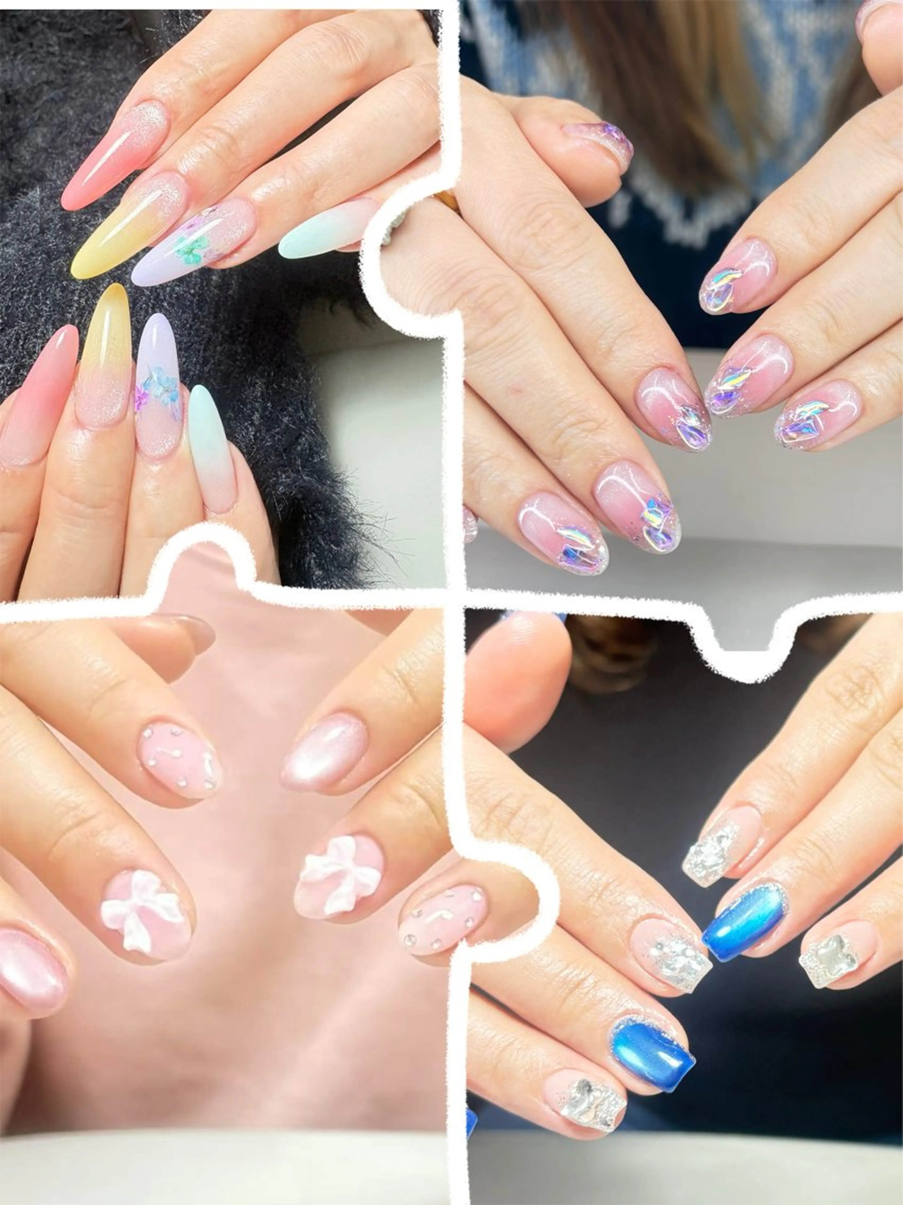 ネイル ハンドネイル フットネイル ハンドケア AngelChris ビューティーサロンのネイルデザイン