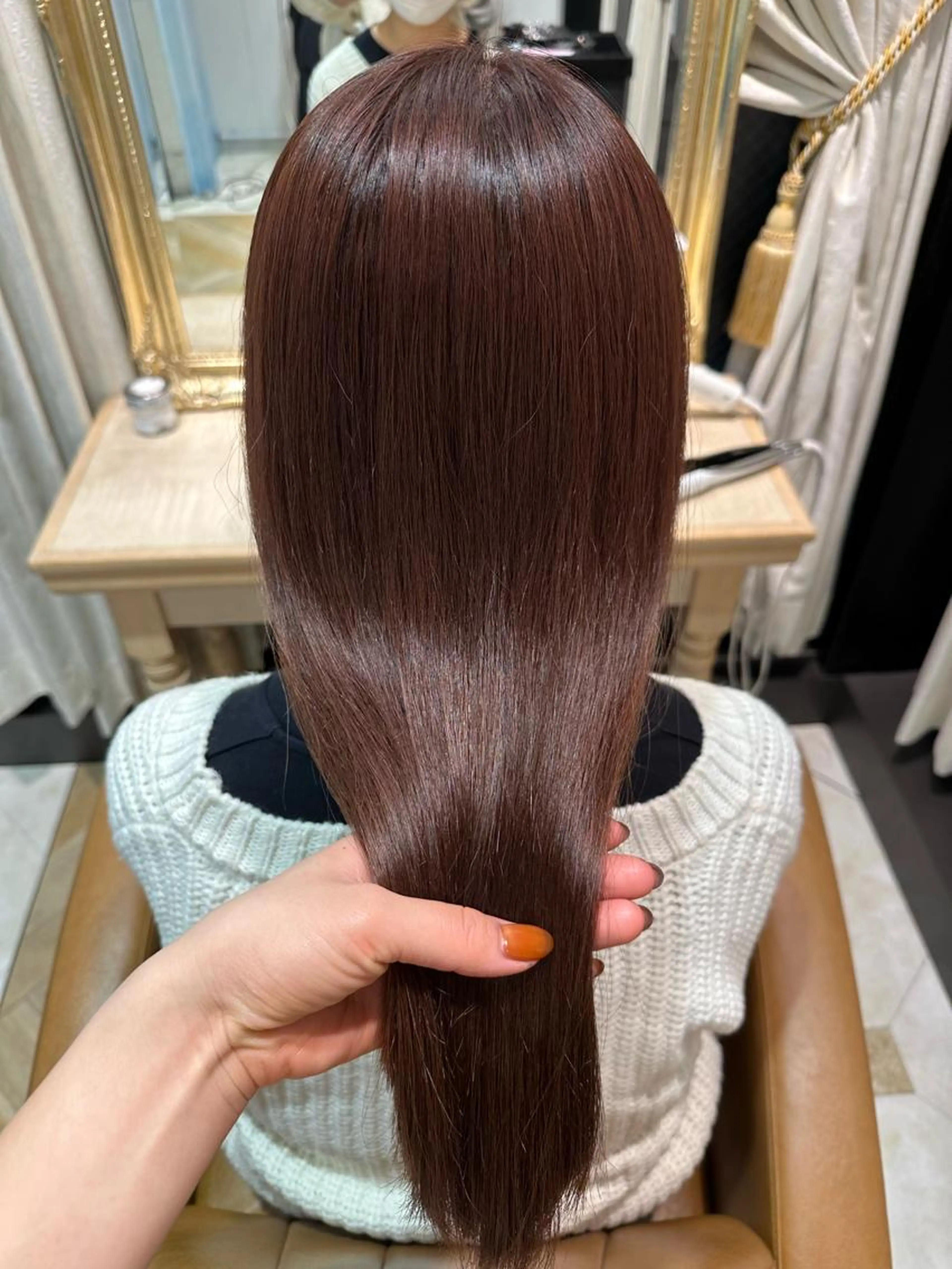 【12月限定🎄】似合わせカット+カラー+髪質改善酸熱トリートメント🎨の写真