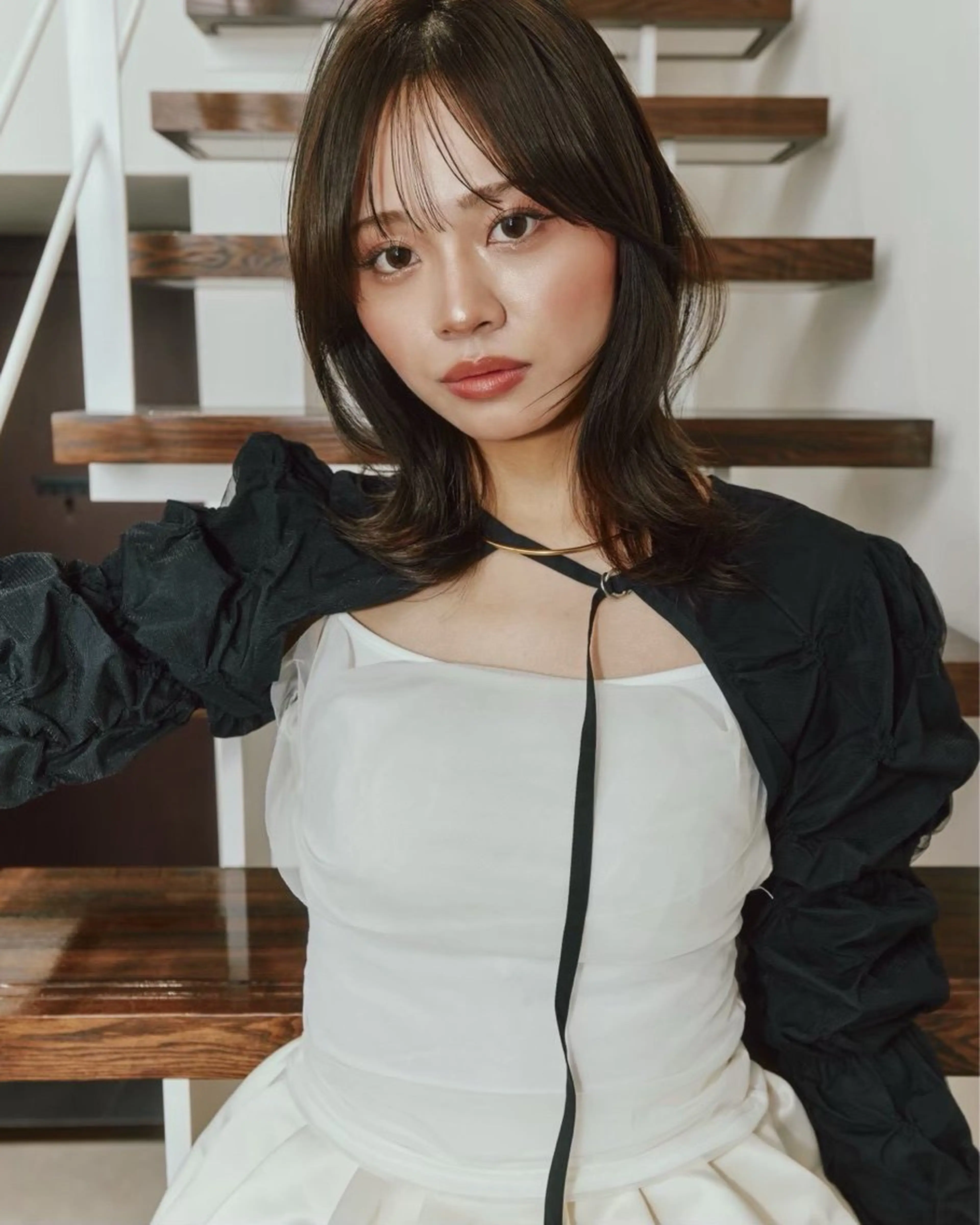 ミディアム 🎀 うる艶透明感 カラー / 錦糸町のヘアスタイル