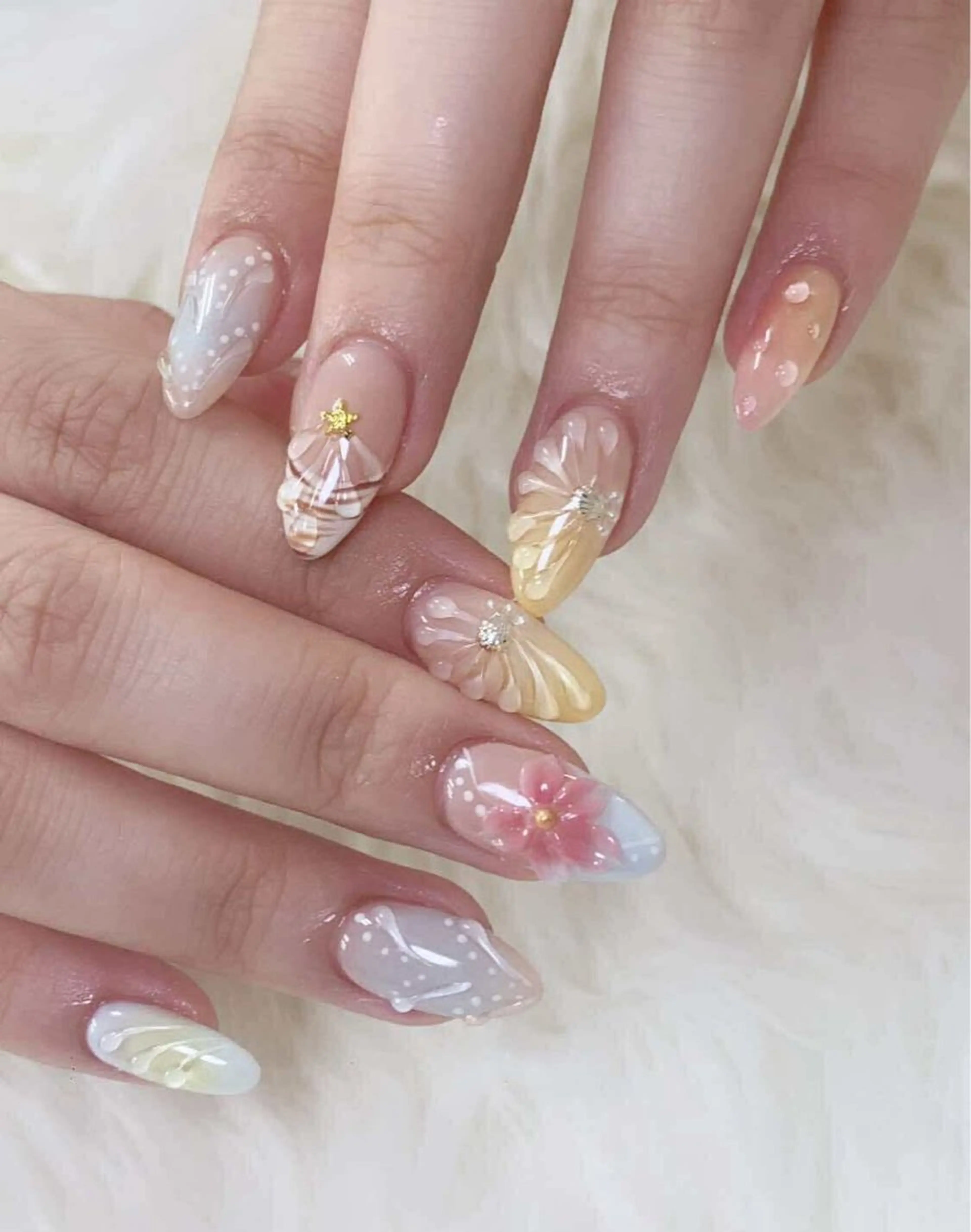 ネイル ハンドネイル ハンドケア Hara Nail 【パラジェル使用】のネイルデザイン