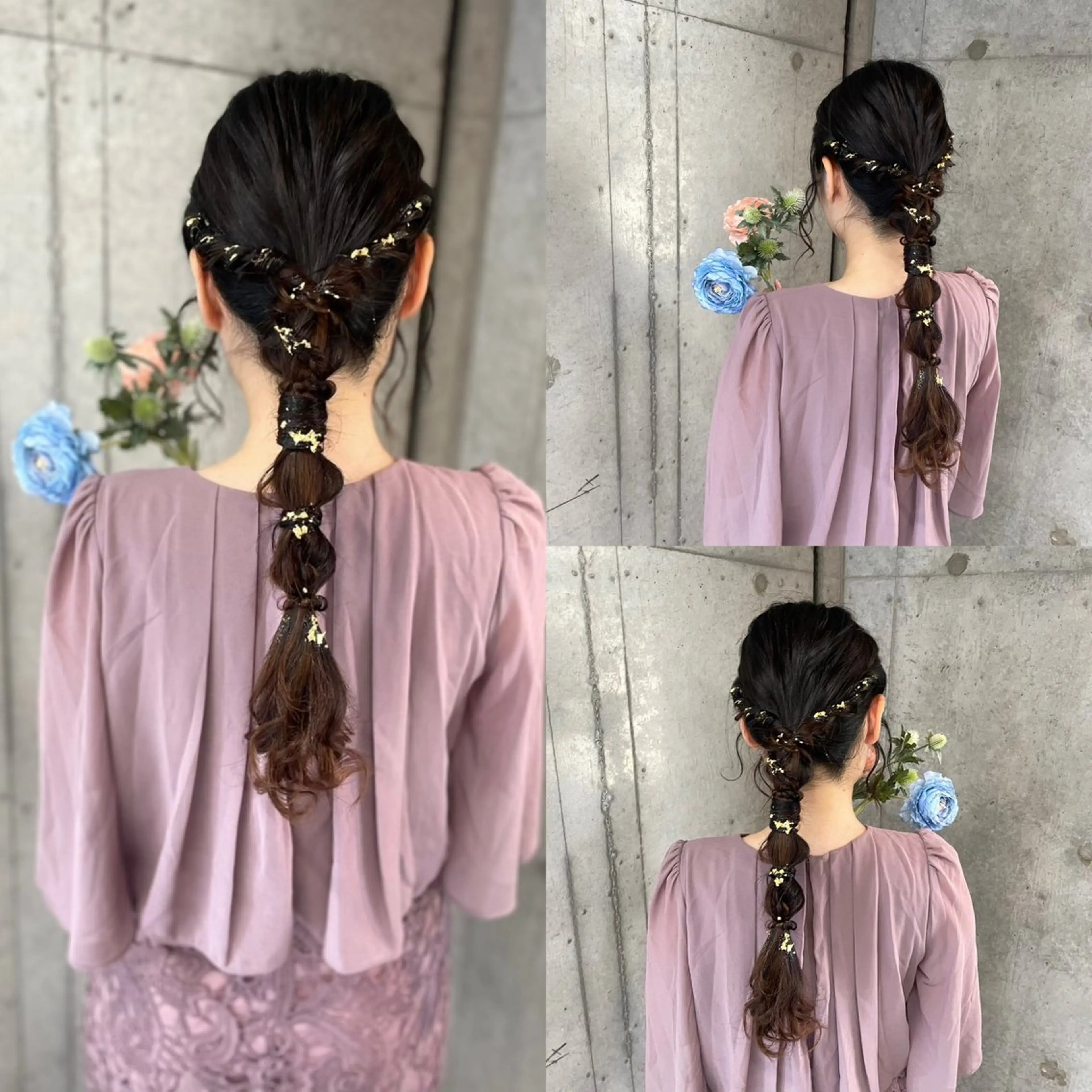 ヘアアレンジ ヘアセット 美髪× ヘアセット✨Araiのヘアスタイル