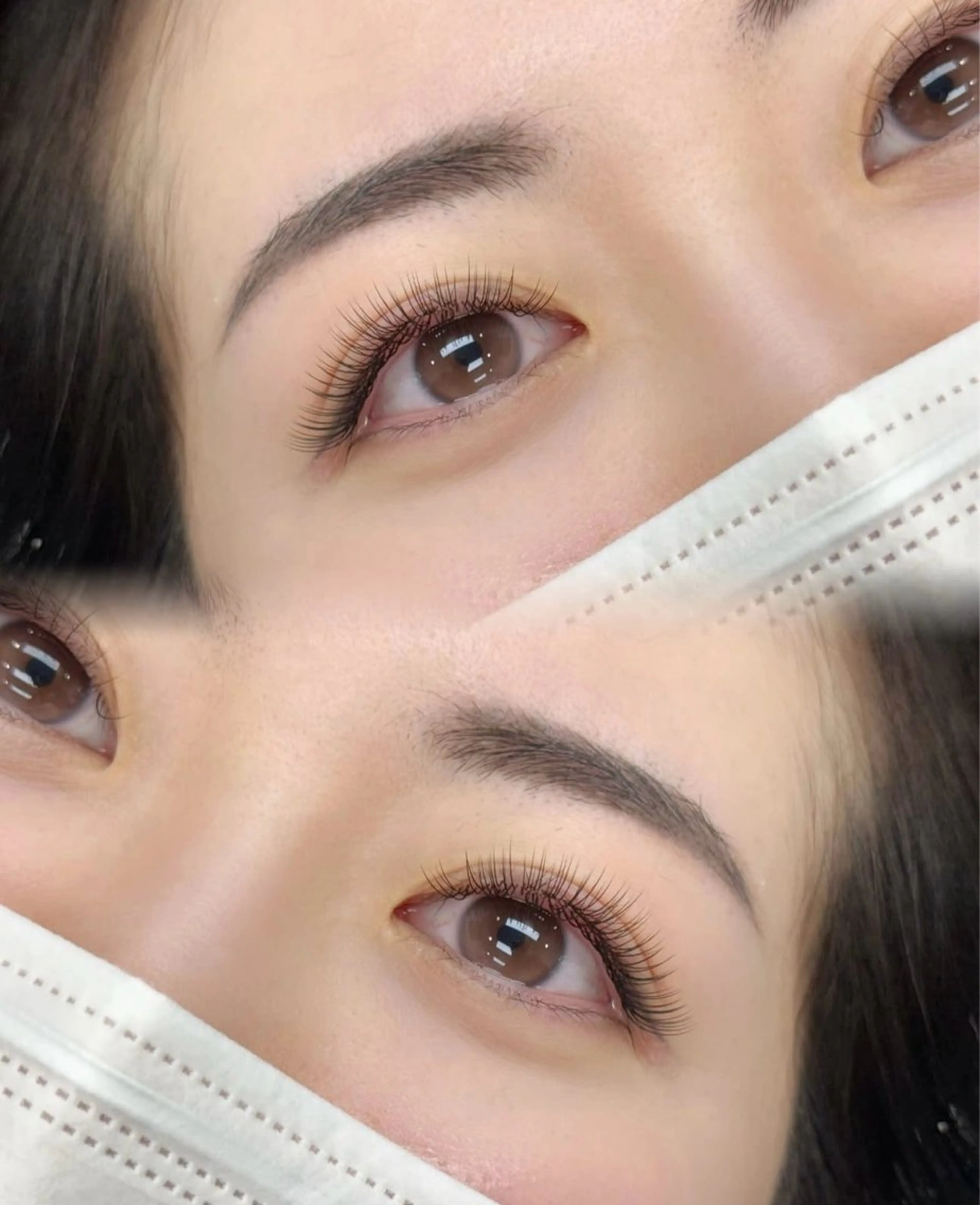 マツエク・マツパ フラットラッシュ ナチュラル マツエク パリジェンヌ マツエク専門店　玲子のマツエク・マツパデザイン