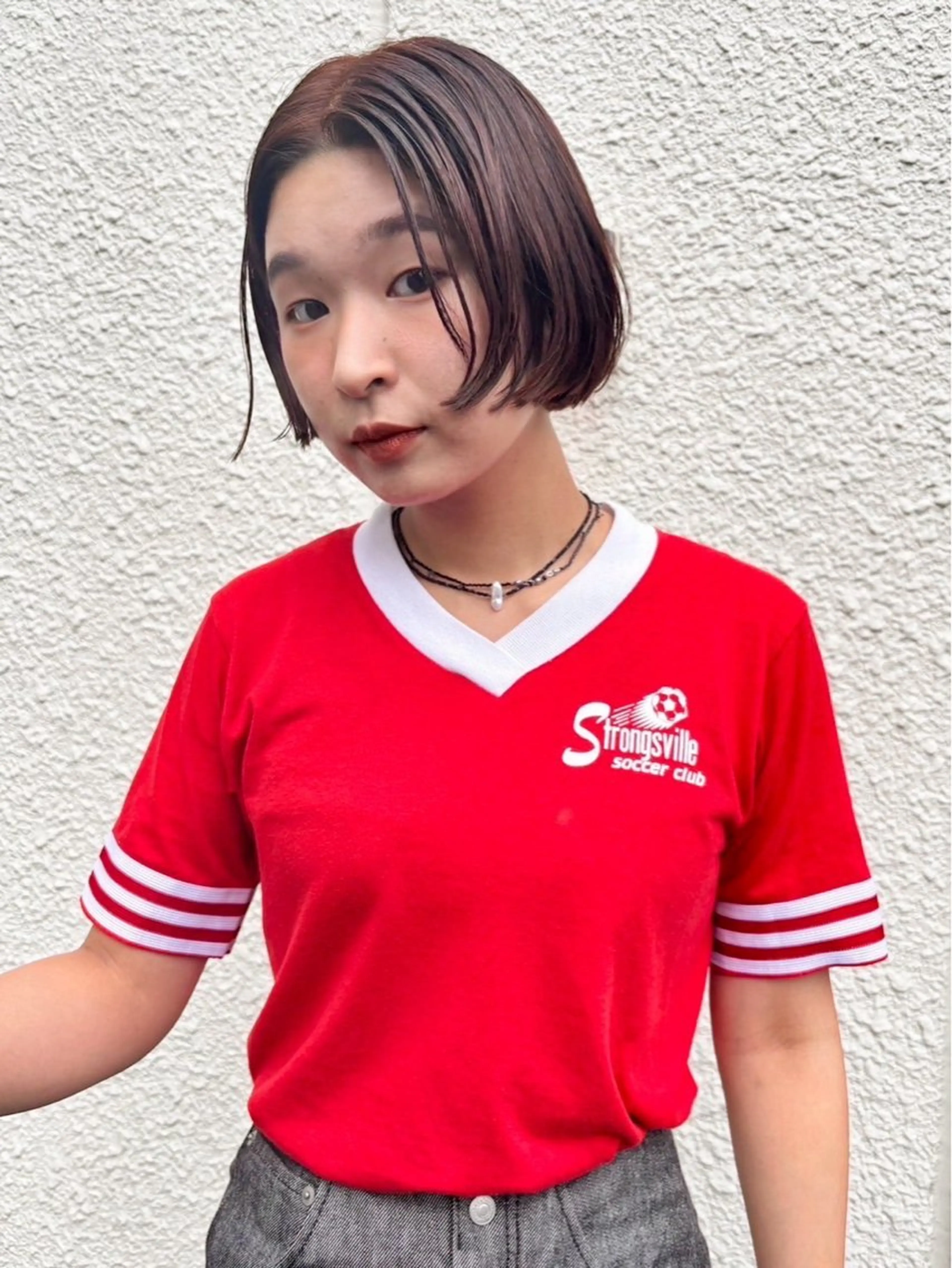 ショート カラー カット ヘアカラー balance.赤田 蒼空のヘアスタイル