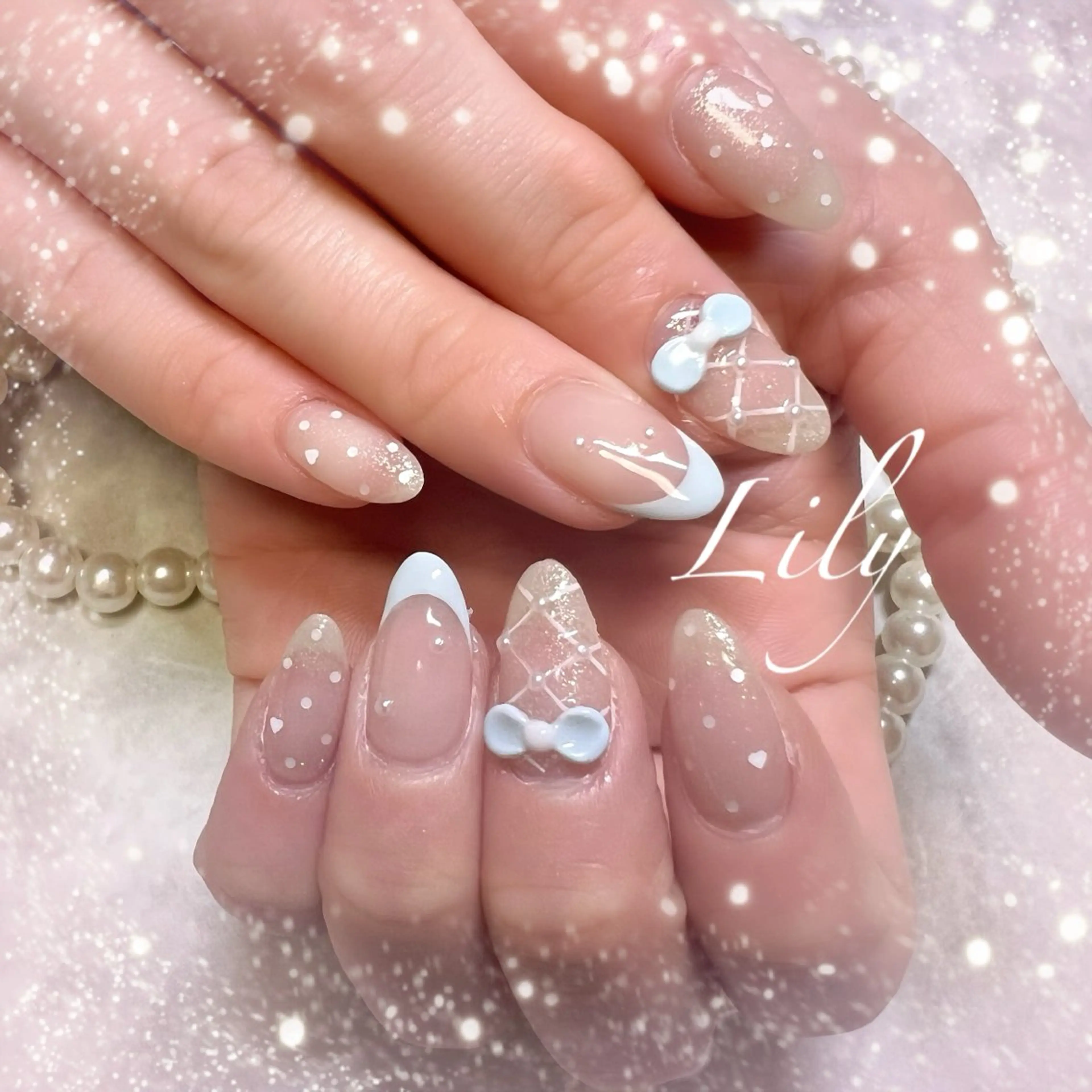 ネイル ハンドネイル Lily*nail 🌻Mii🌻のネイルデザイン
