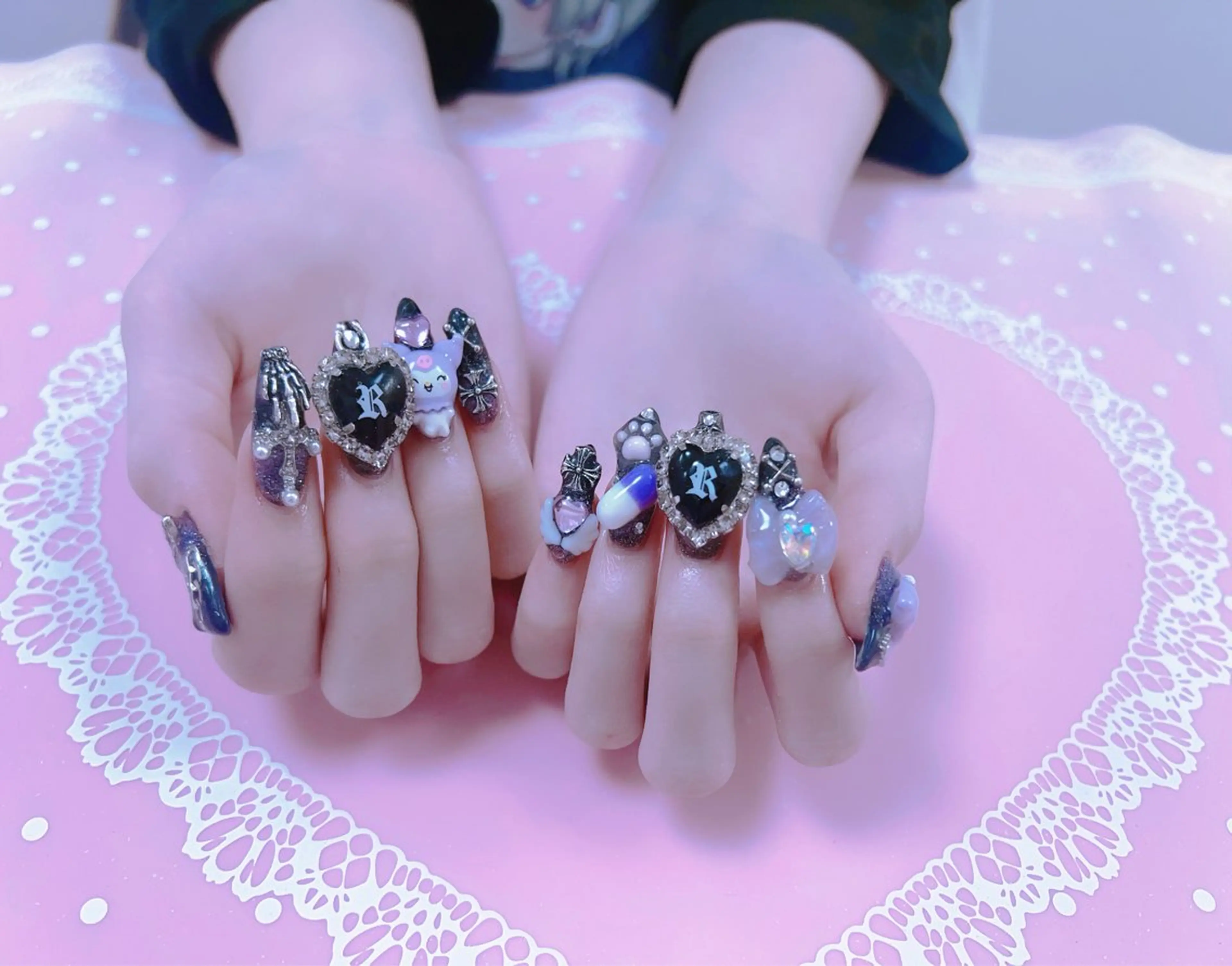 ネイル ハンドネイル はぴねす所属・横浜 美夢のネイルデザイン