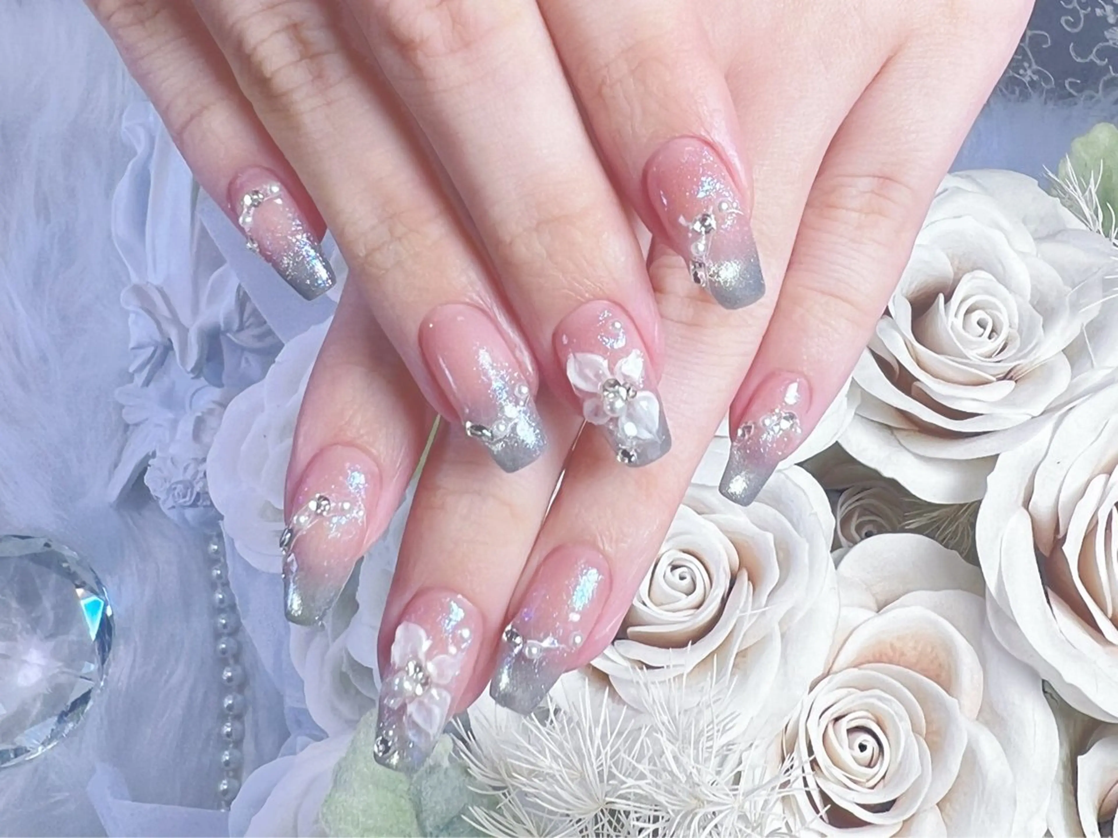 ネイル 韓国ネイル マグネットネイル 持ち込み スカルプネイル ワンホンネイル ハンドネイル Painty nailのネイルデザイン