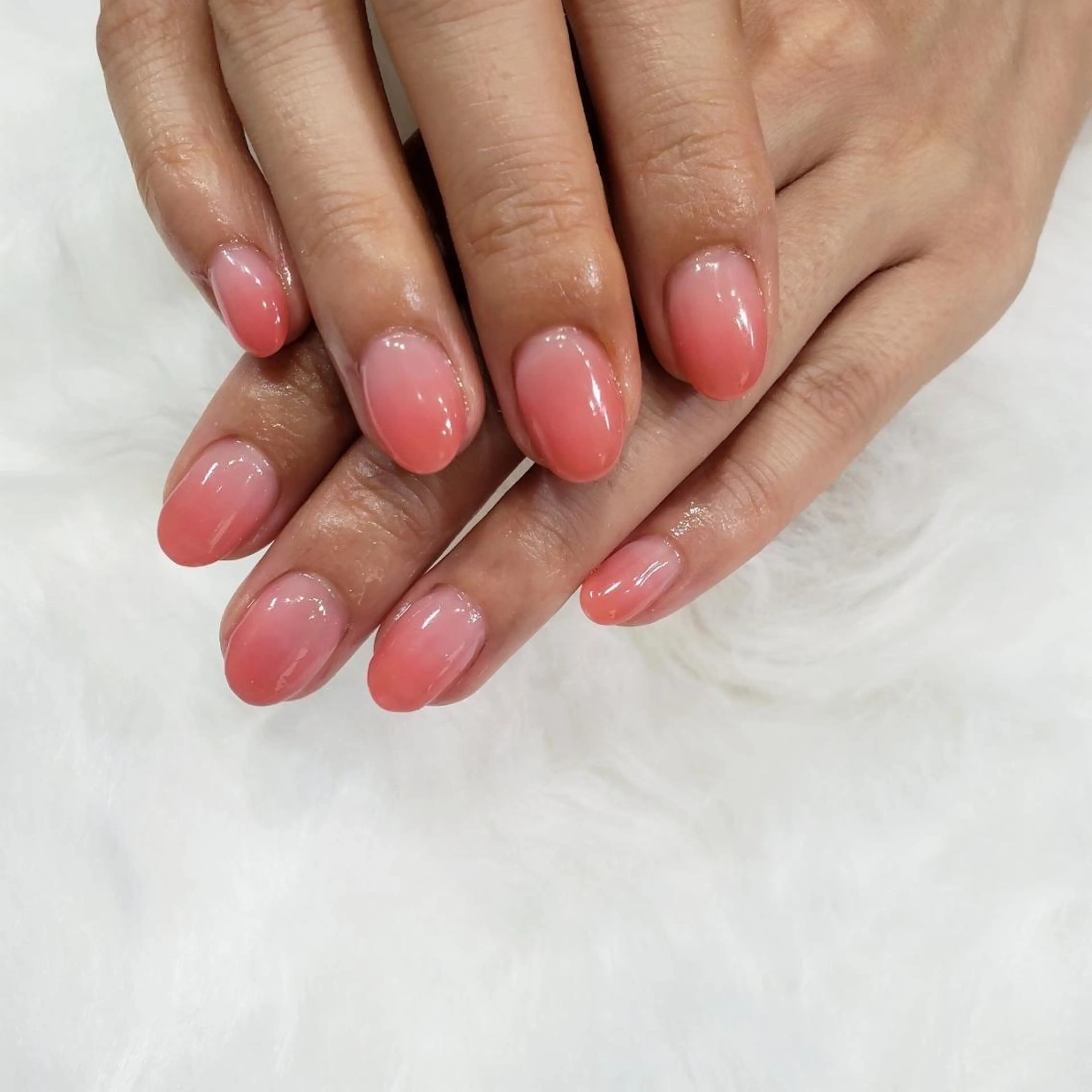 オフなし💅ハンド5種フレンチ(クリアベース)・カラーグラデーション✨甘皮ケア込！の写真