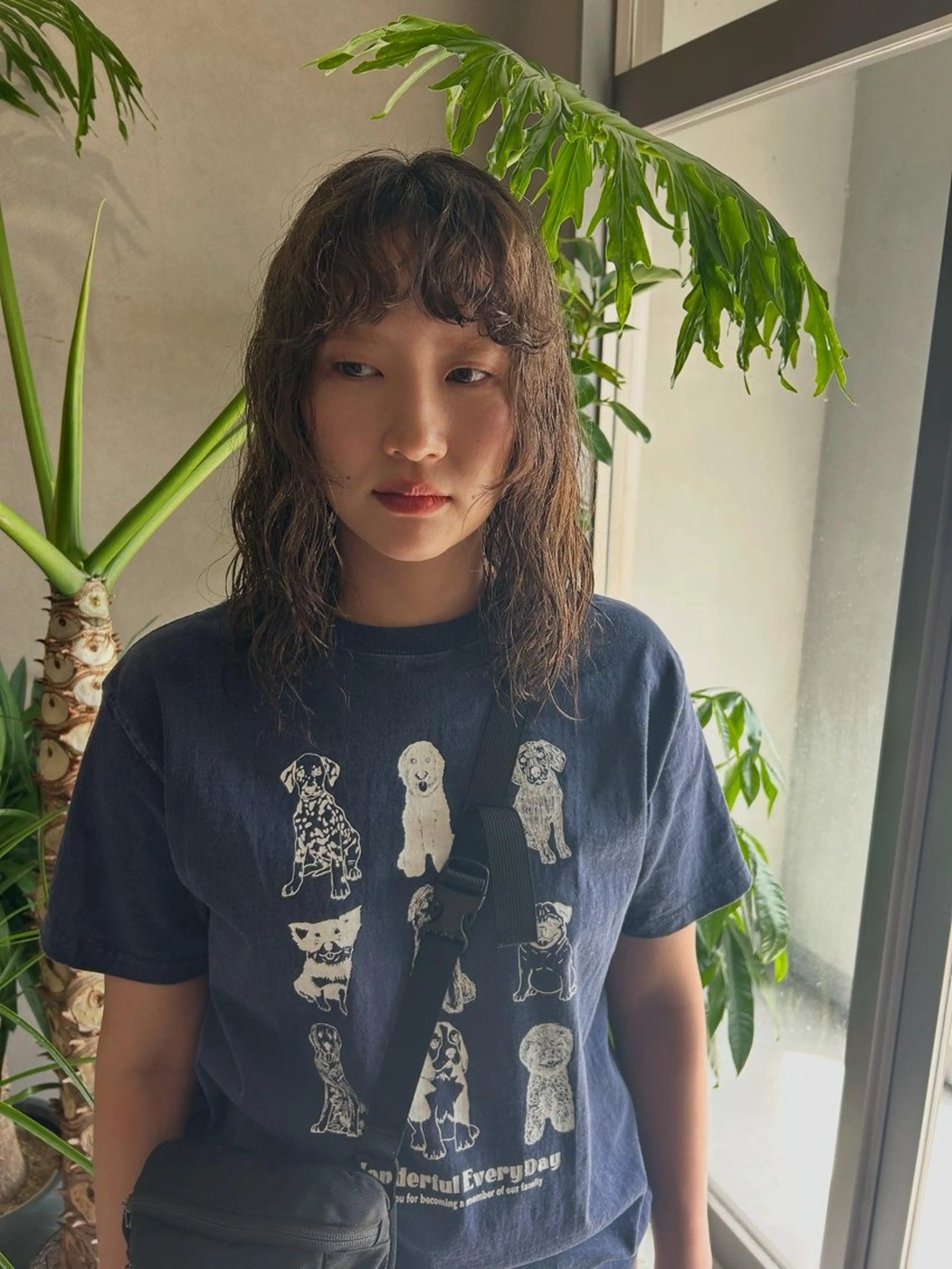 ミディアム カラー パーマ ミディアムパーマ ブリーチ ITO AYUMIのヘアスタイル