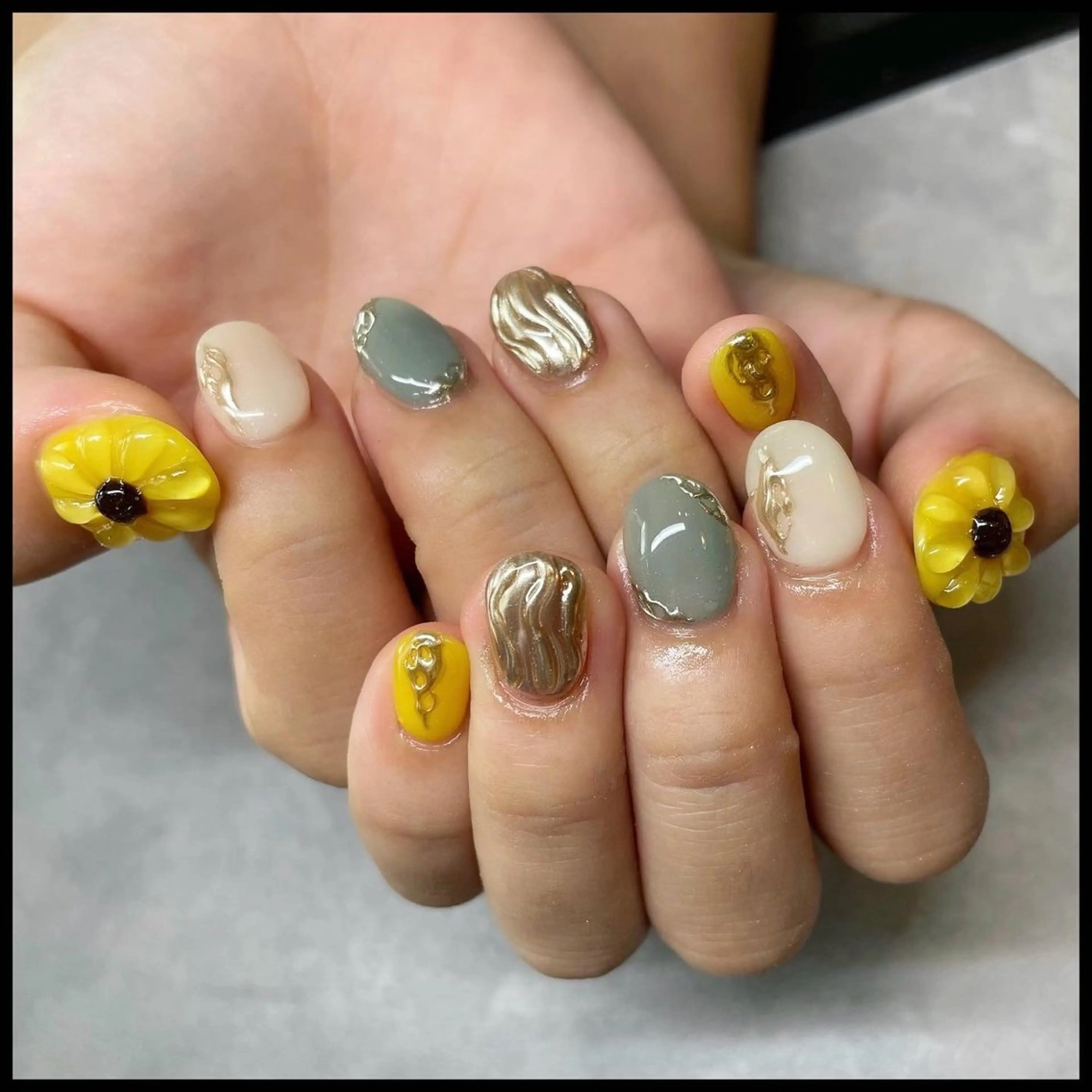 ネイル ぷっくりネイル NailSalon Mooiのネイルデザイン