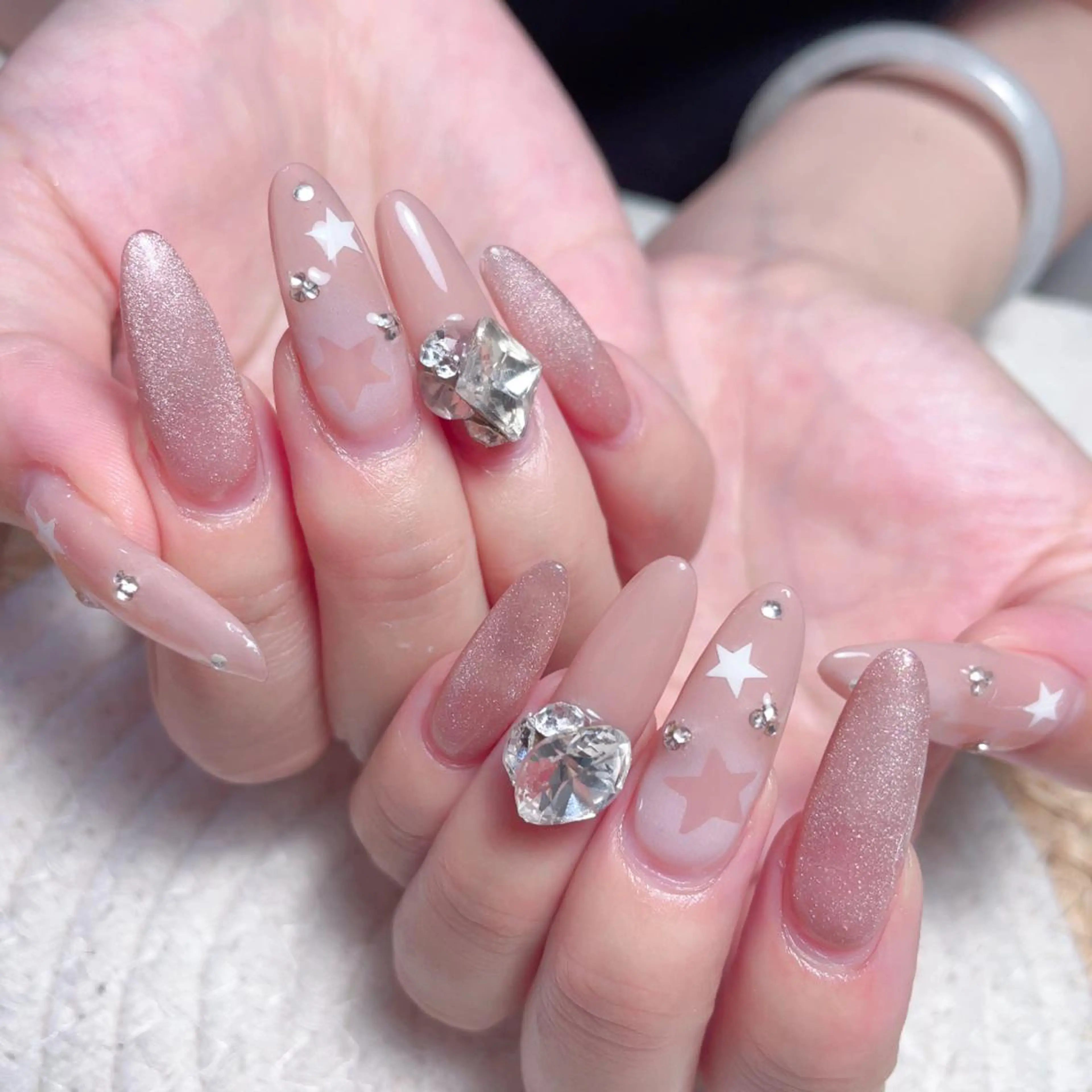 ネイル ハンドネイル M🌷nail 長さだし専門店のネイルデザイン