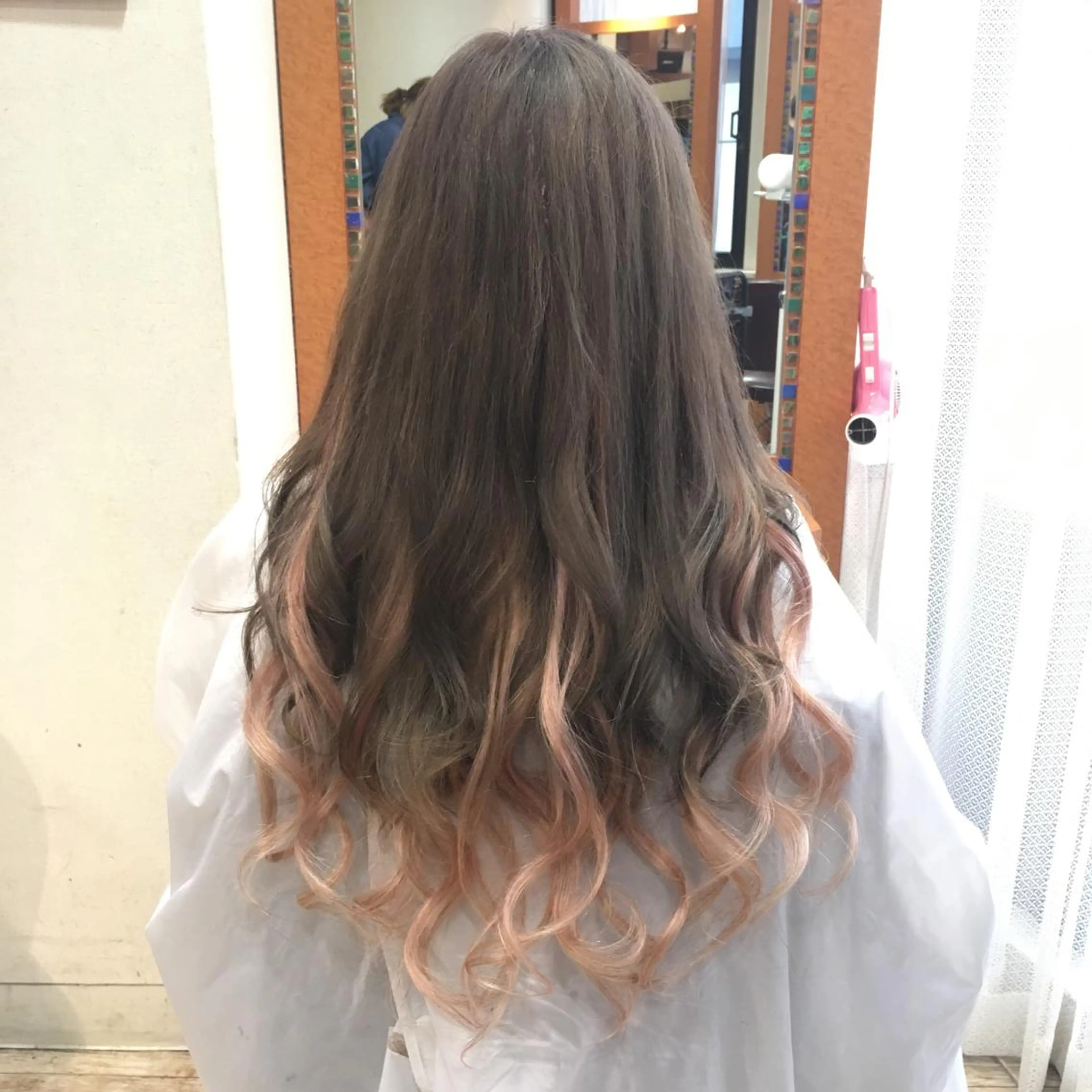 ロング カラー 編み込みエクステ ダブルカラー エクステ リピート指名no.1 /ruiのヘアスタイル