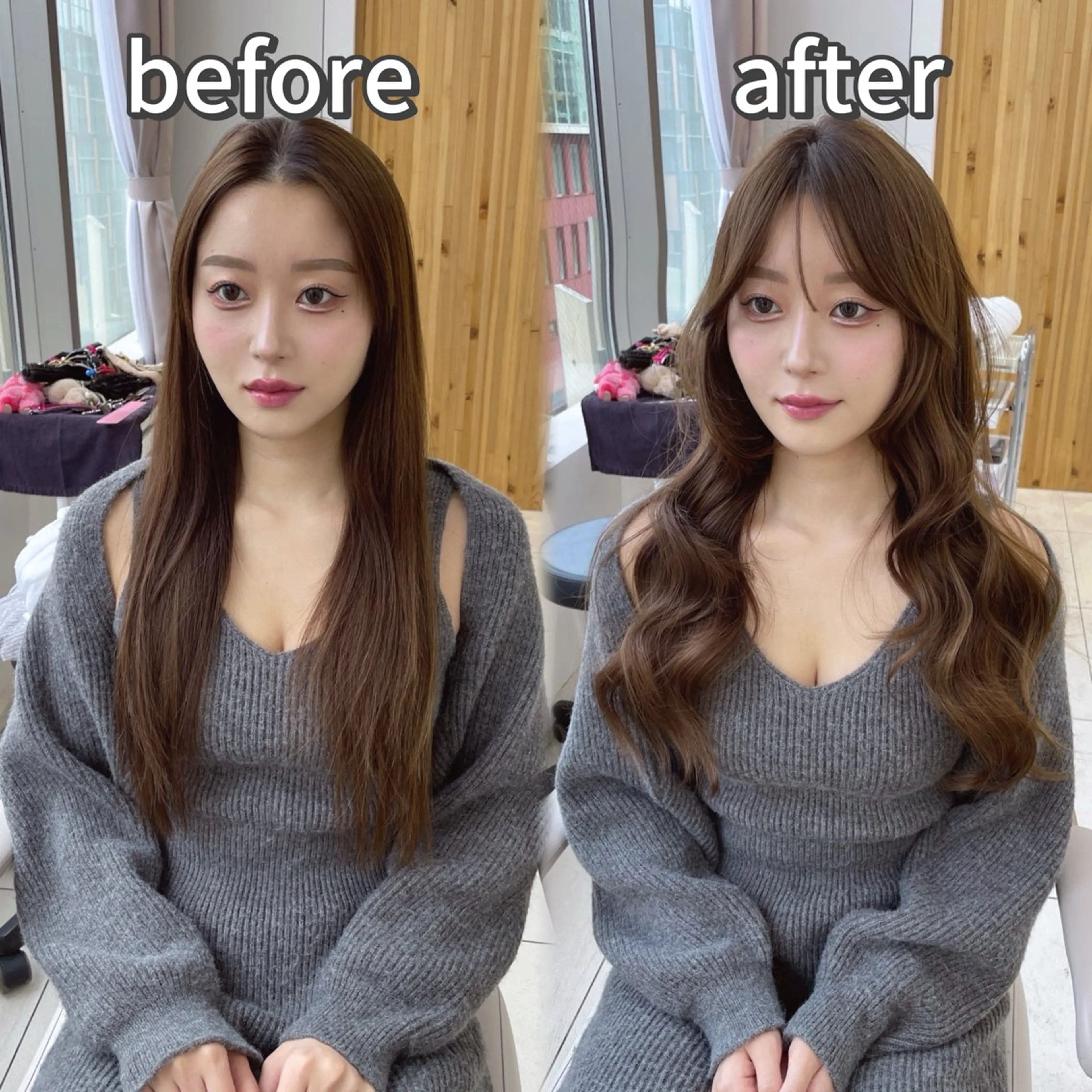 ロング カット ヘアカラー トリートメント レイヤー/顔周り /透明感/TAKUのヘアスタイル