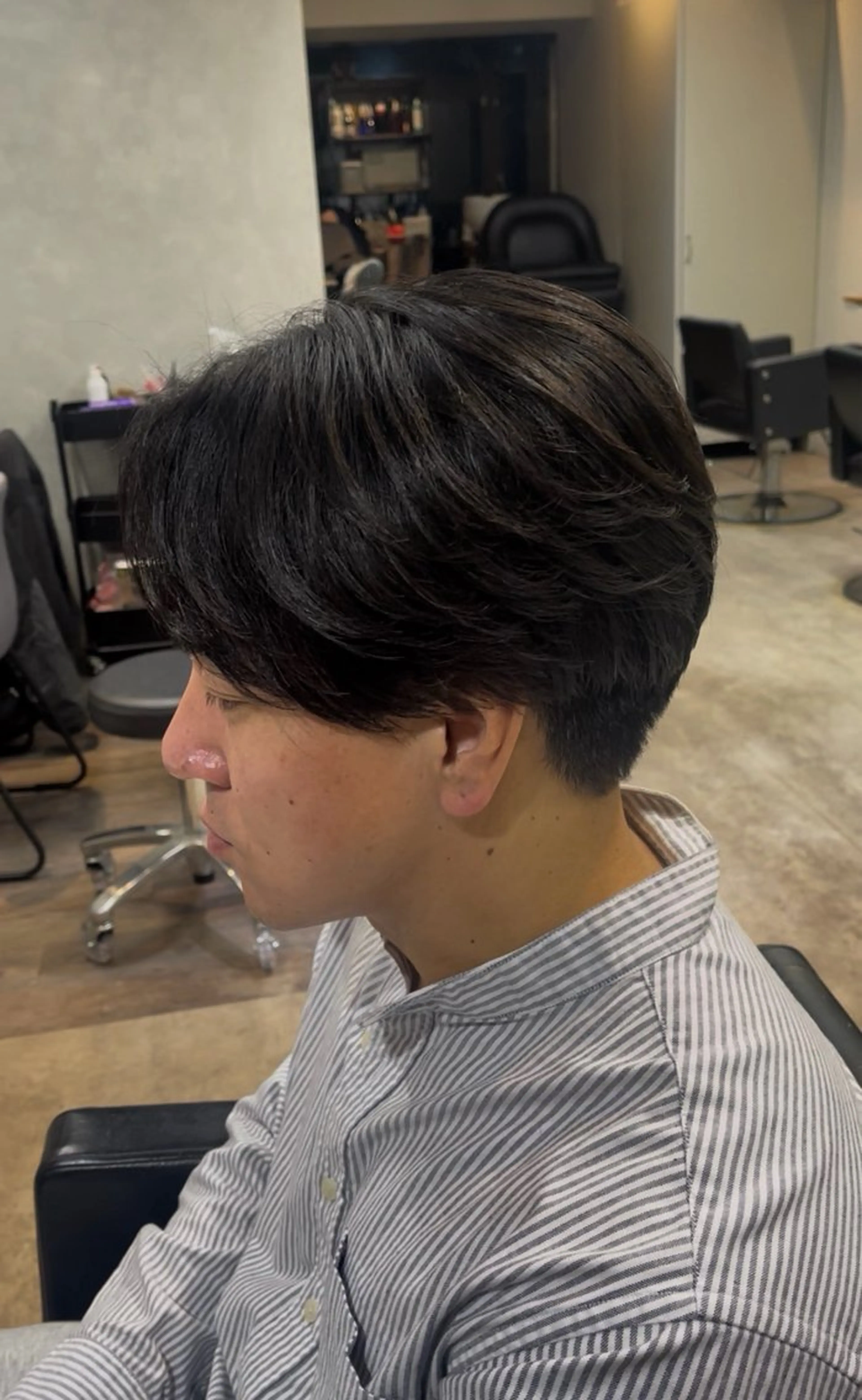 ショート カット パーマ パーマ、縮毛矯正特化 松本真那斗のヘアスタイル