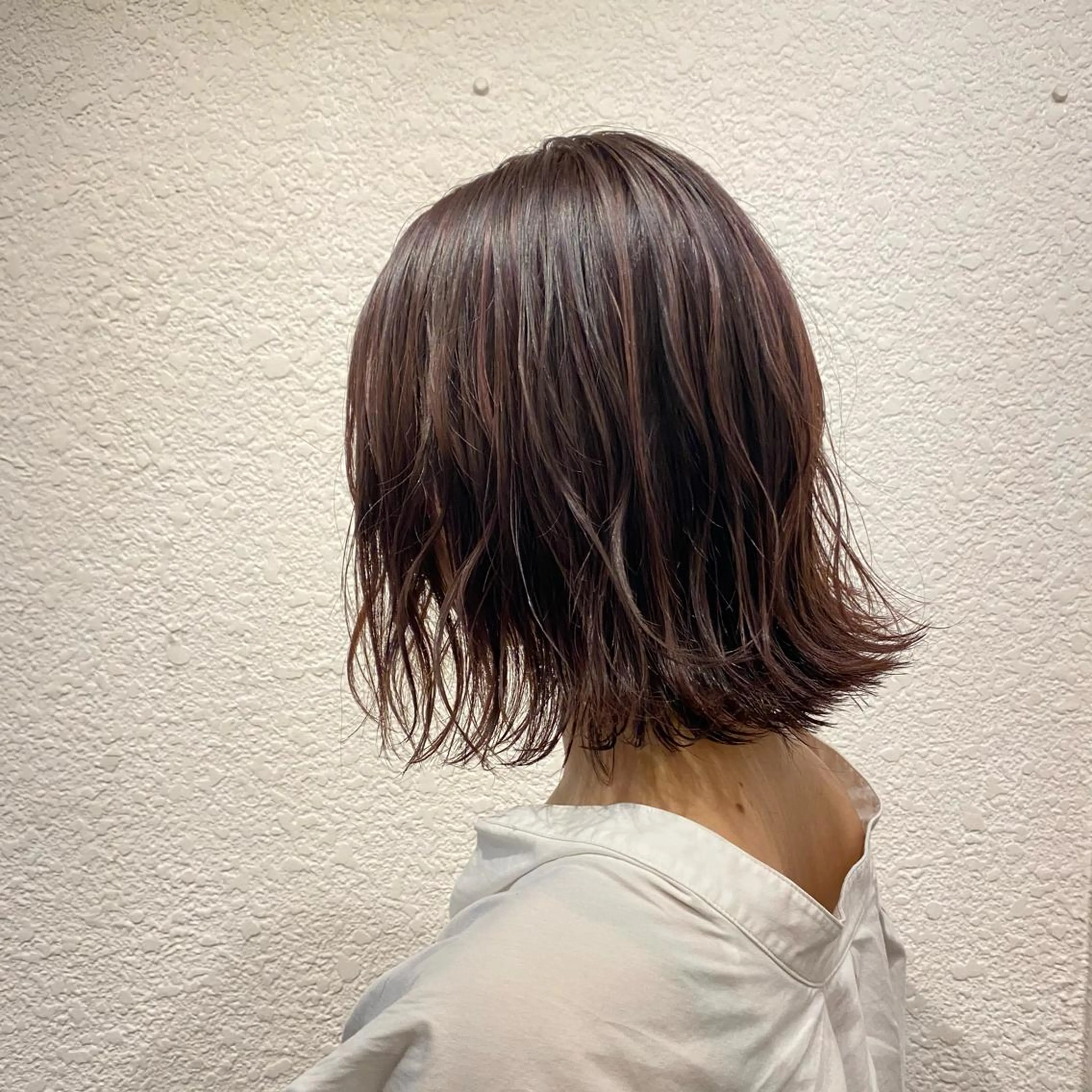 ミディアム カラー ボブ ボブ/マンツーマン ミヒラケイタのヘアスタイル