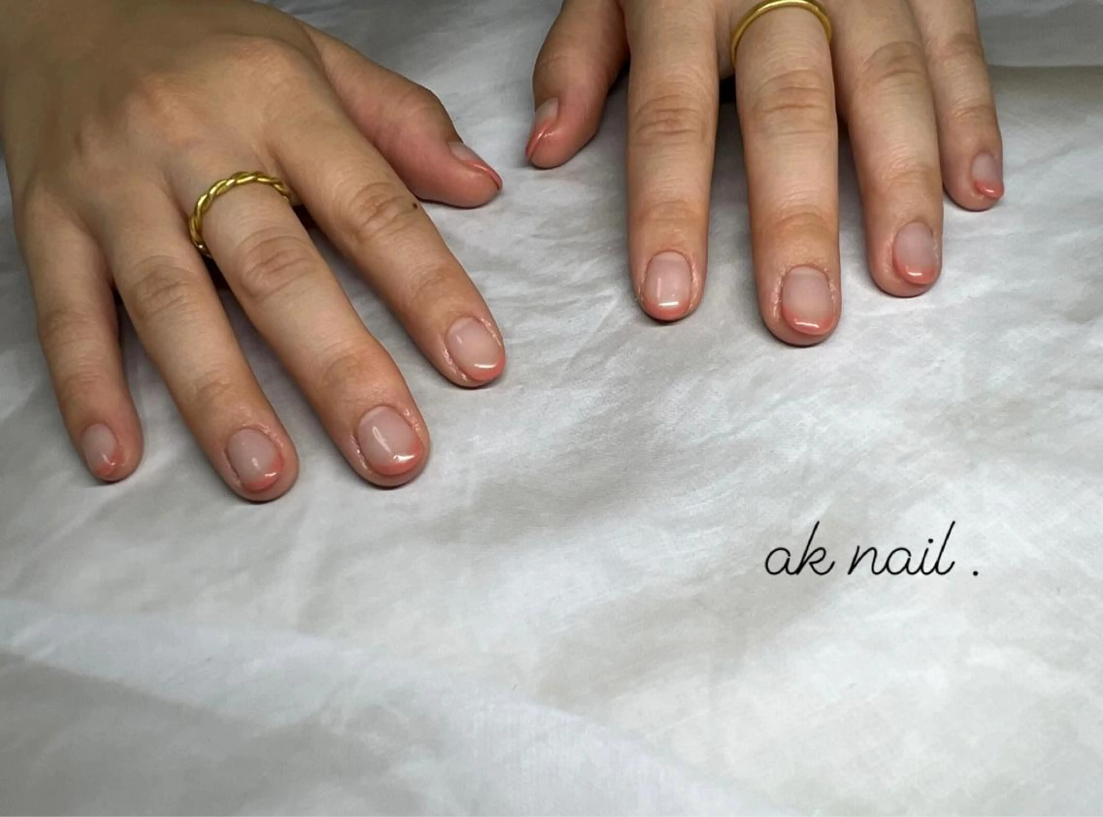 ショート ネイル ハンドネイル ak nail .のネイルデザイン