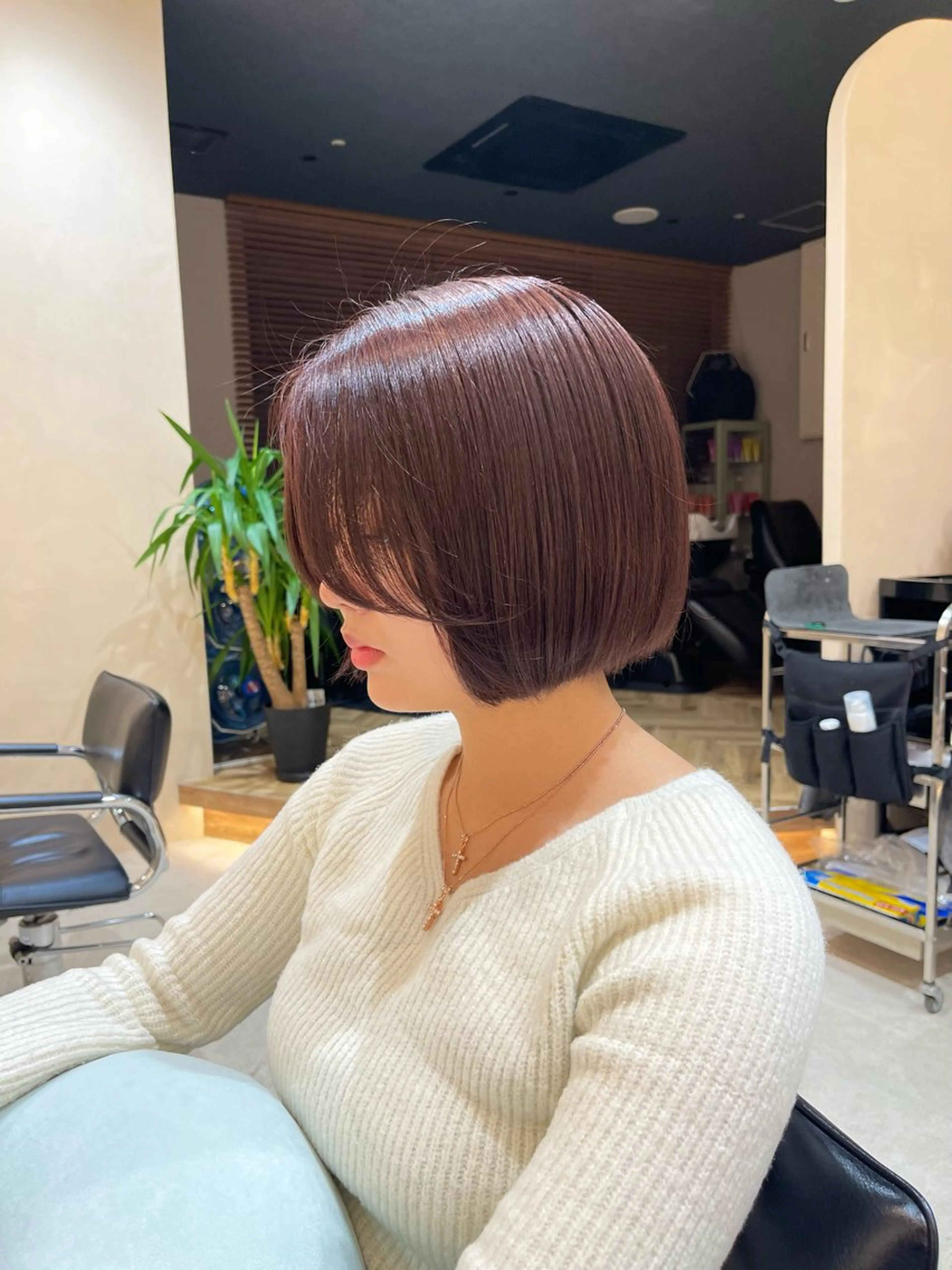 カラー ヘアカラー layer・bob カット/  YURIのヘアスタイル