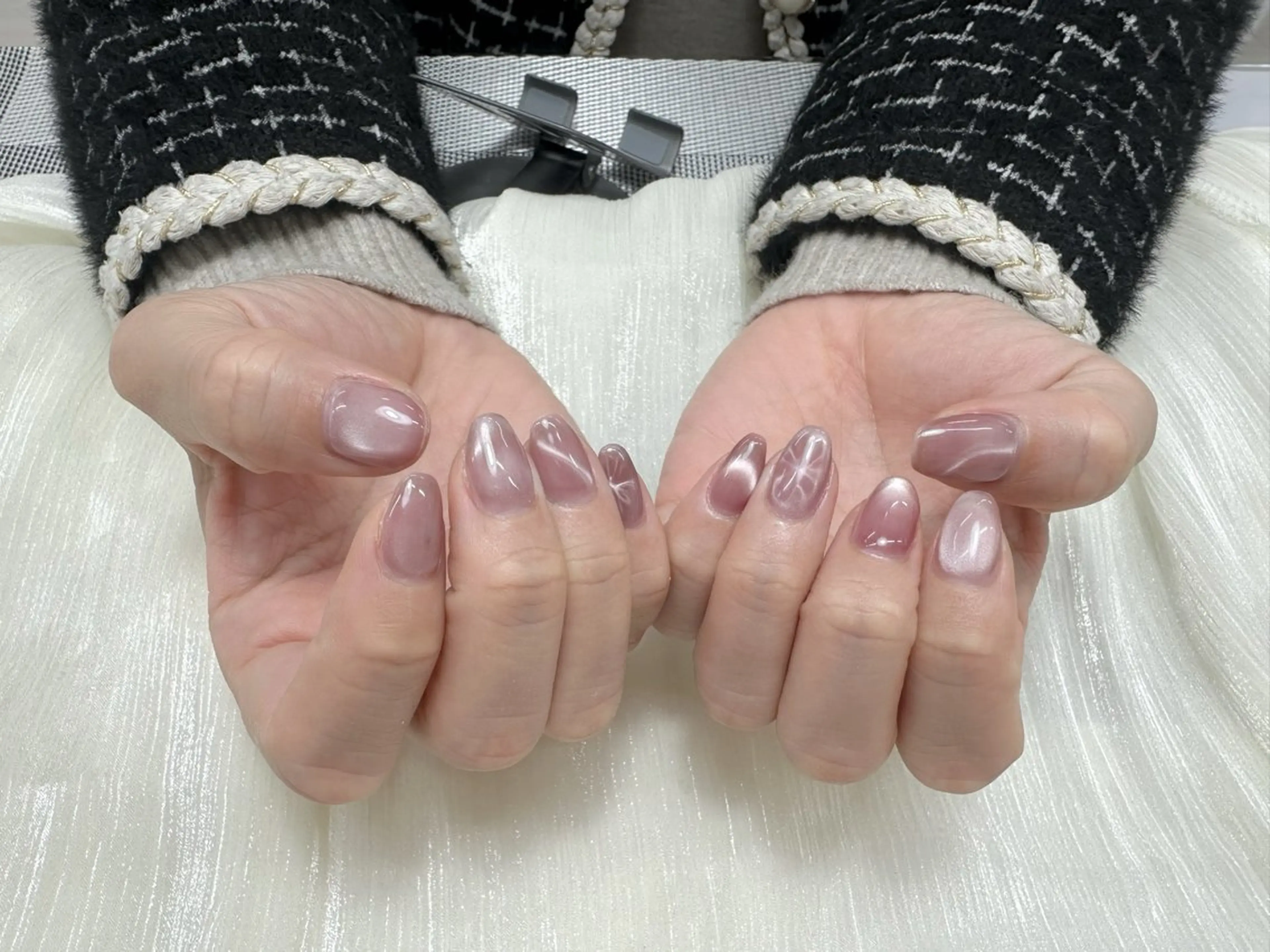 【ロコミ不可】💅🏻オフなしマグネットネイルモデル注意事項読む！時間絶対確認の写真