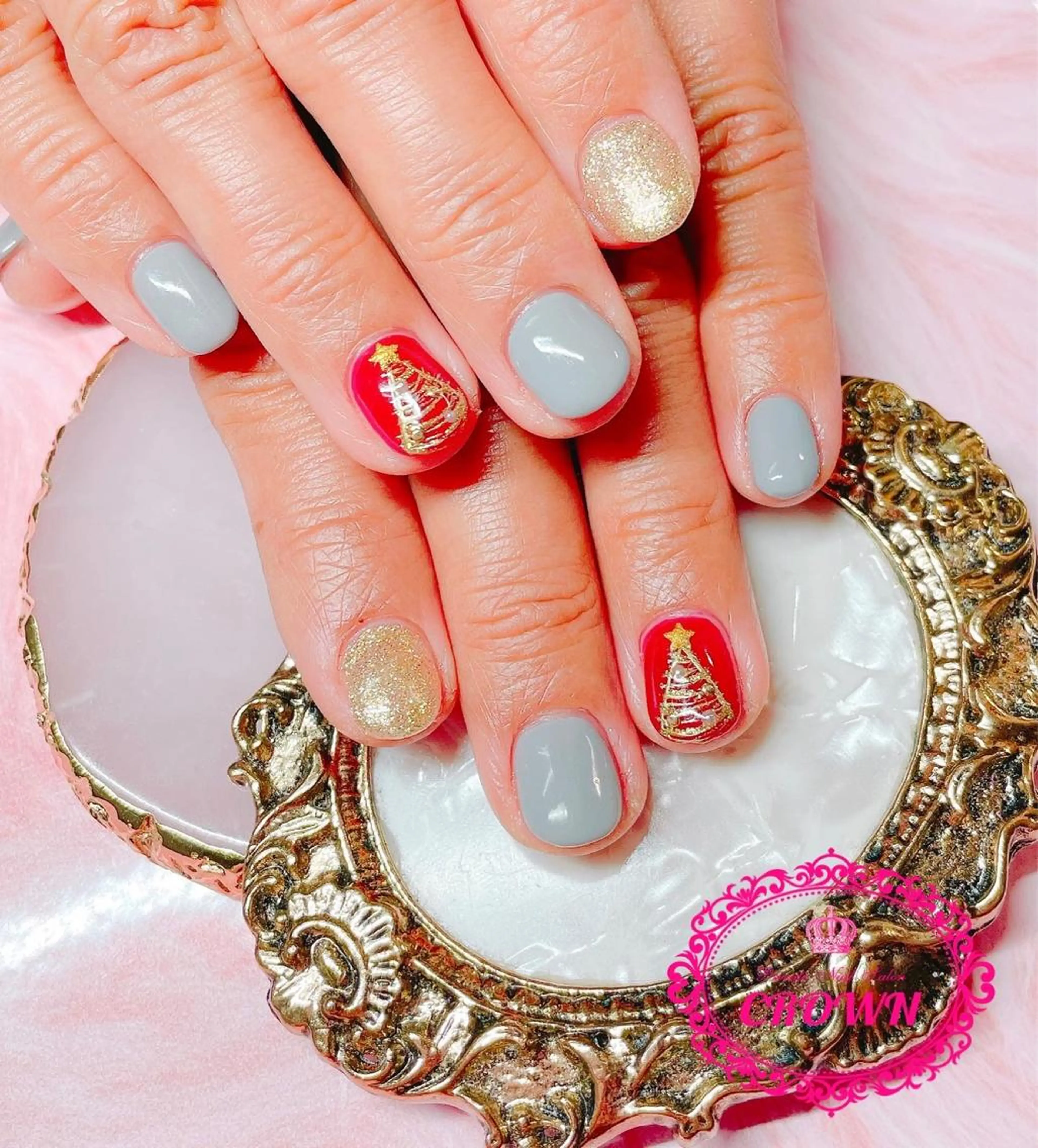 ネイル ハンドネイル CROWN プライベートサロンのネイルデザイン