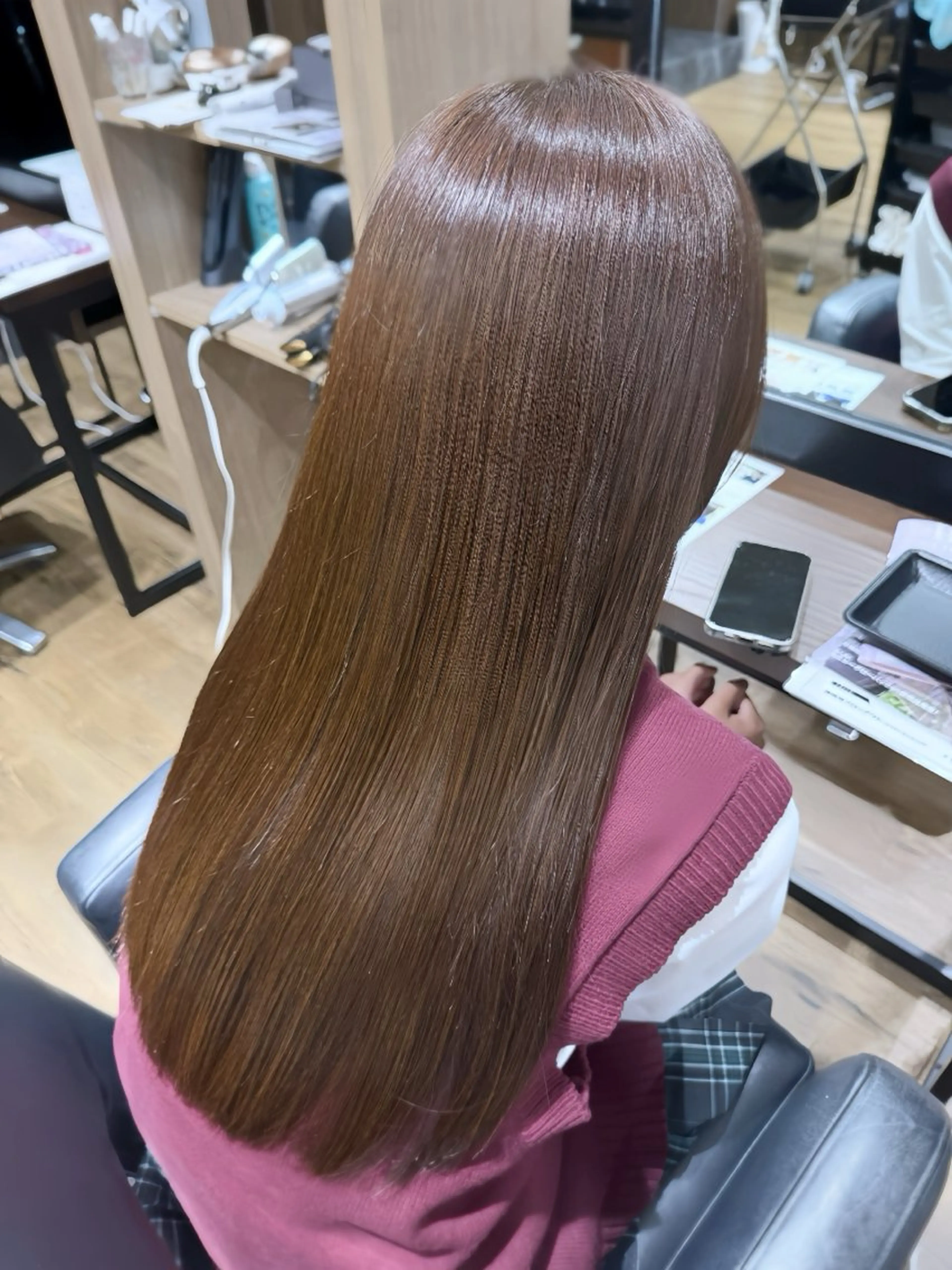 ロング 石井 陽海のヘアスタイル