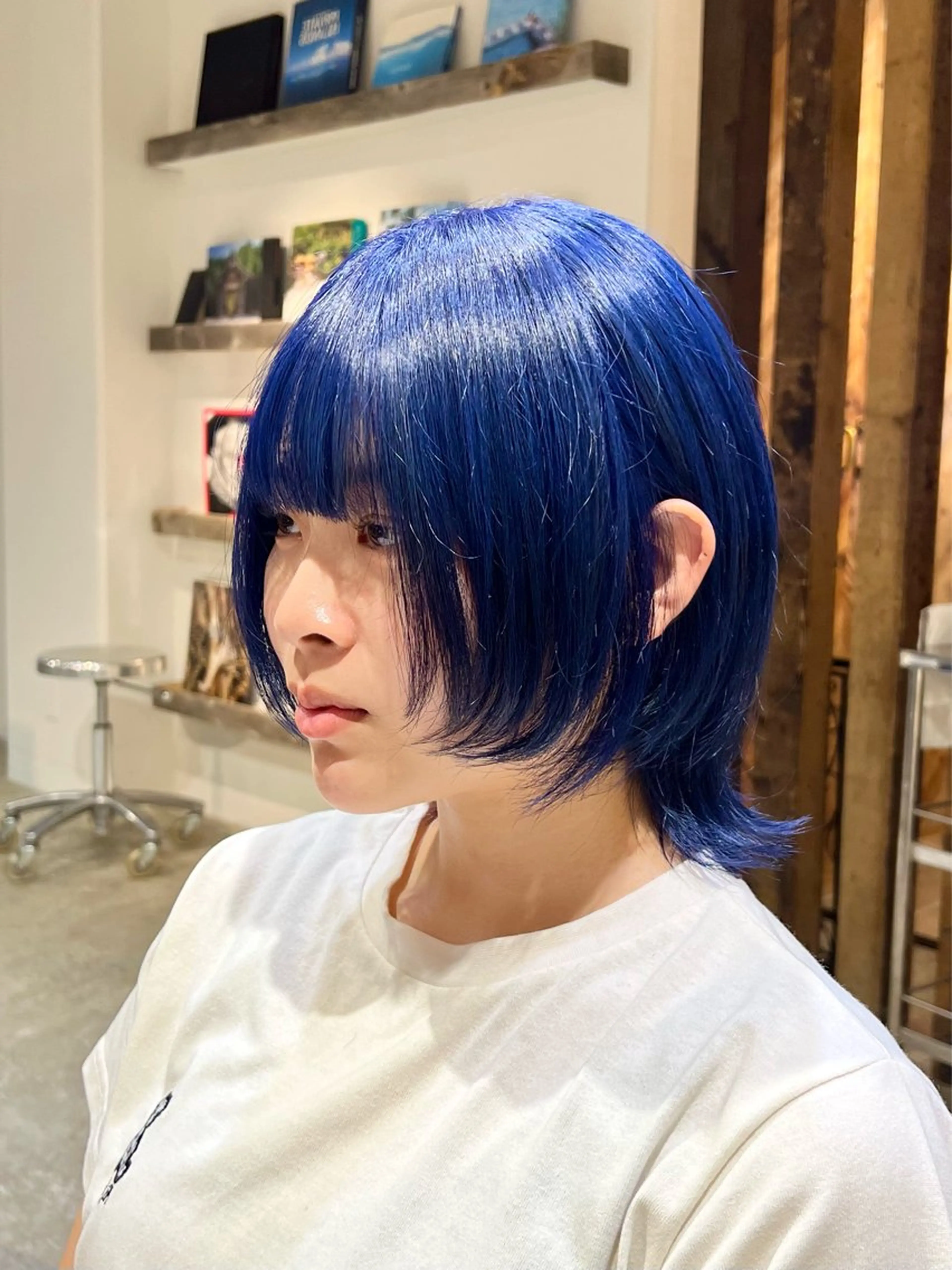 ミディアム カラー カット ヘアカラー トリートメント FERiCIA所属・🐺ウルフカット特化 🐺/今川尚睦のヘアスタイル