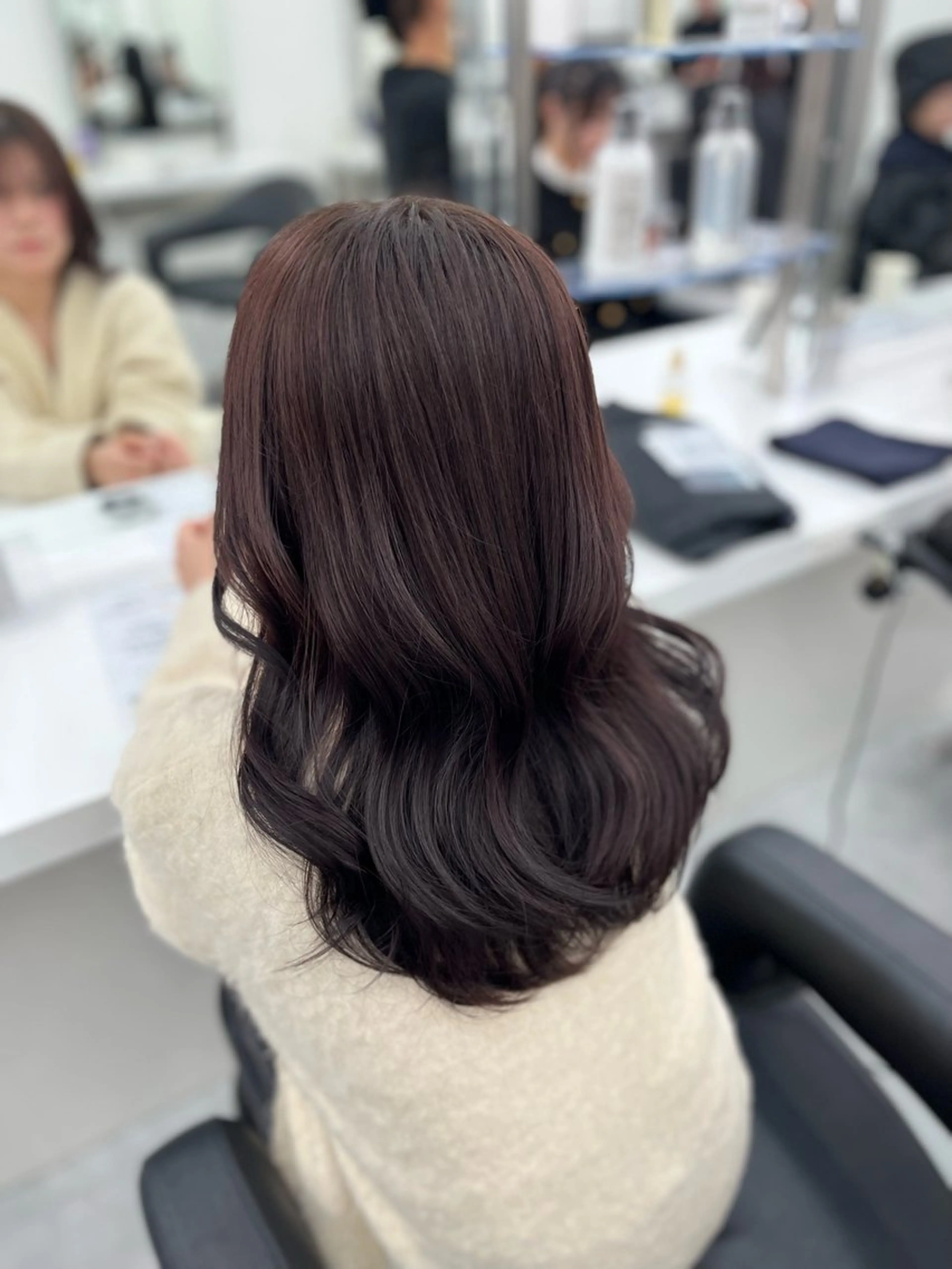 ロング ヘアカラー ♡ナチュラルガーリー ♡ベージュ♡RINAのヘアスタイル