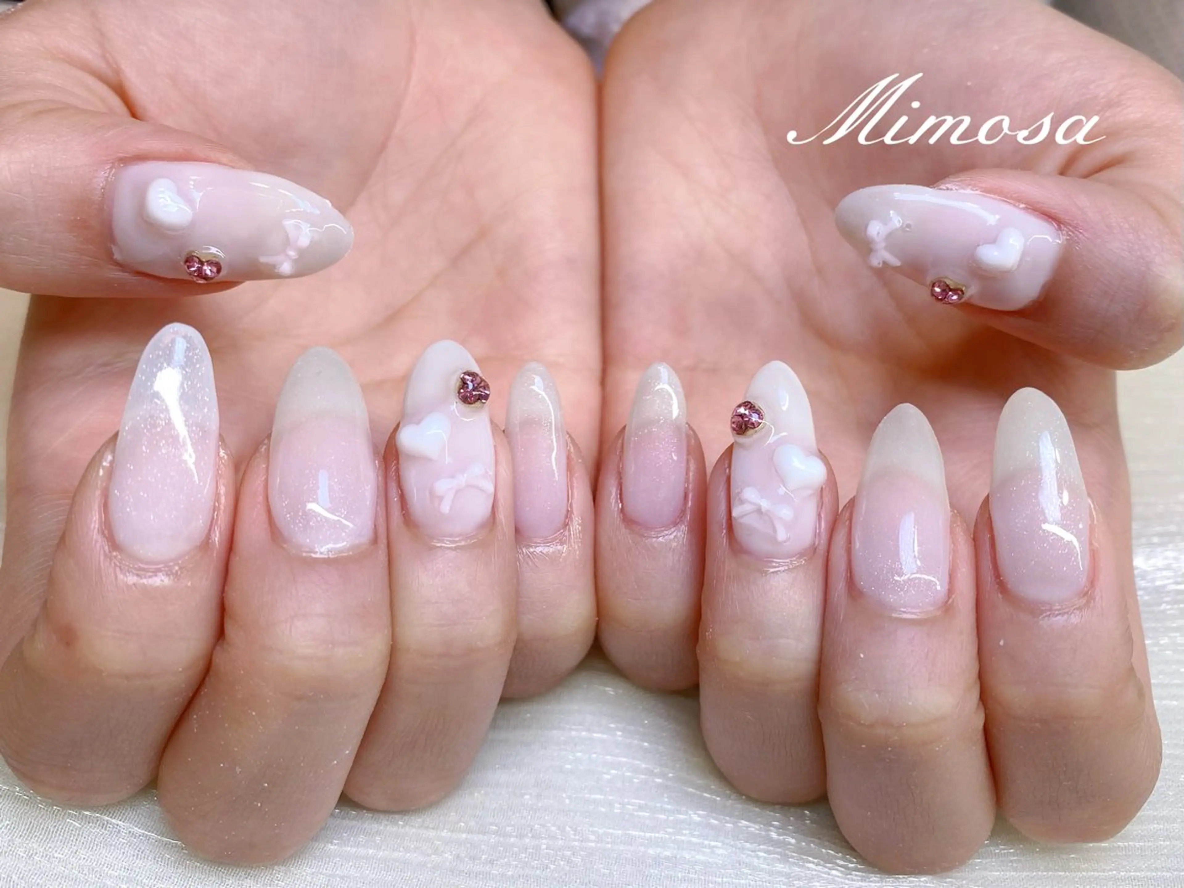 ネイル ハンドネイル 💛Mimosa💛 吉祥寺のネイルデザイン