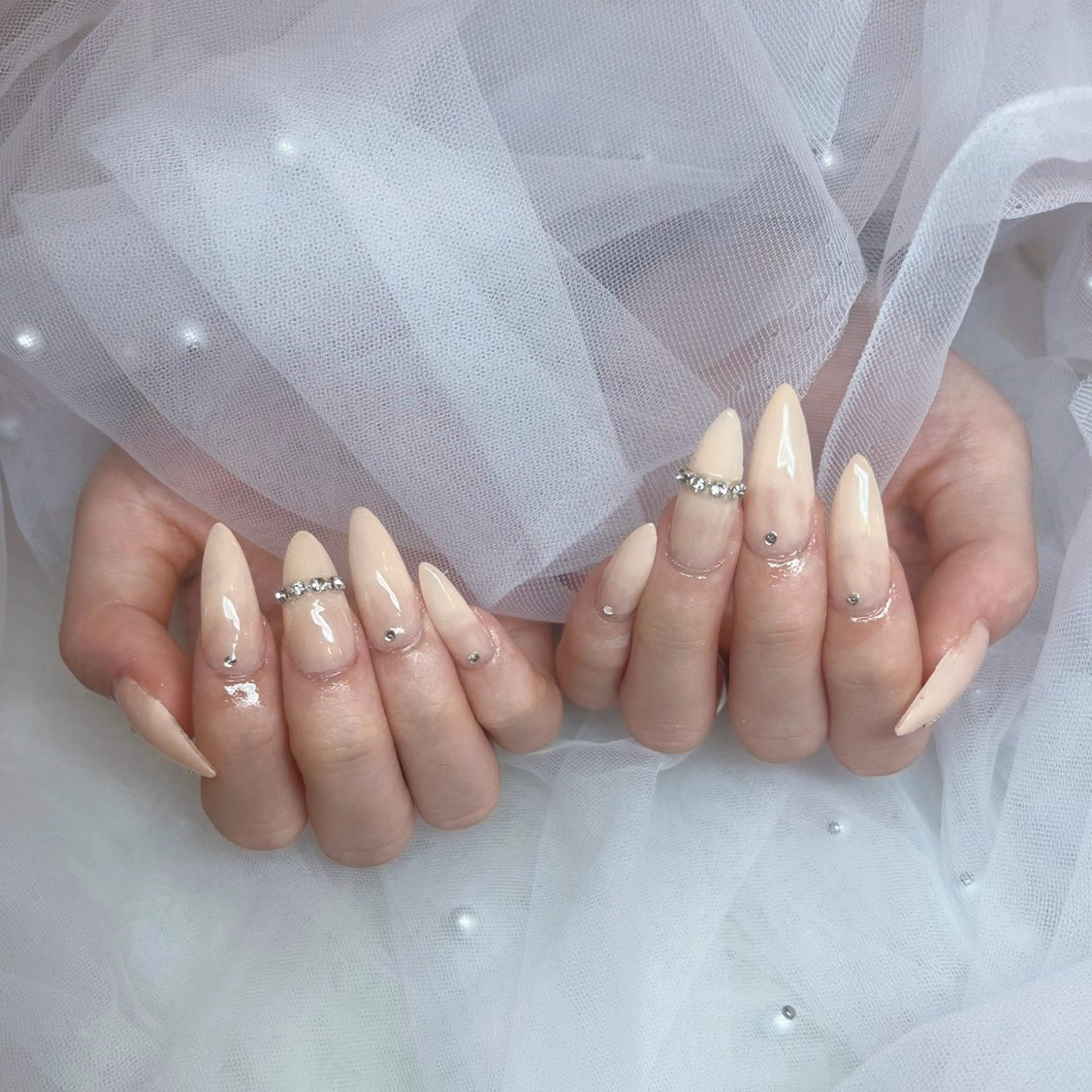 ネイル 長さ出し ハンドネイル 都島ネイル♡ Nail1Wangのネイルデザイン