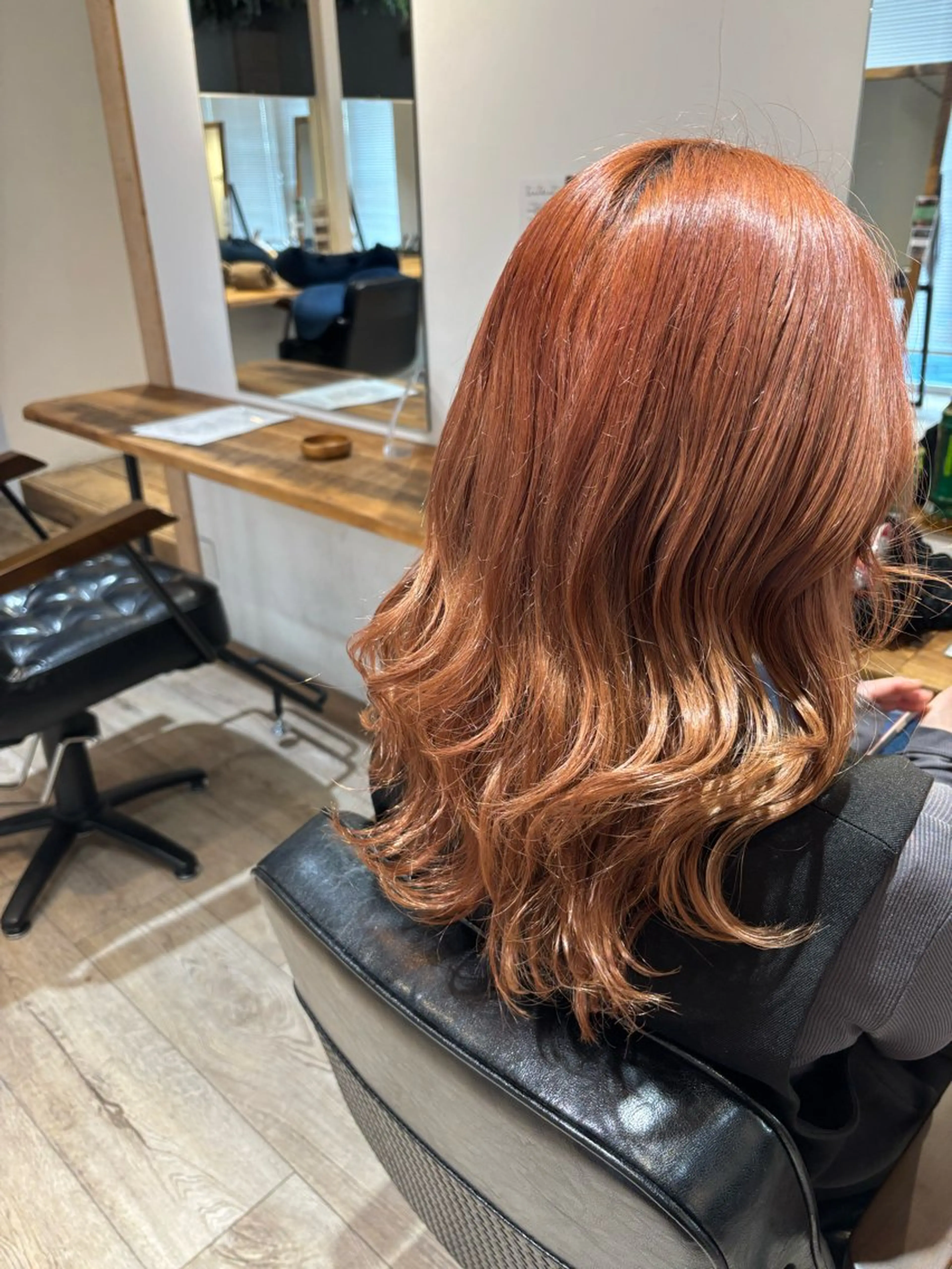 セミロング カラー ふじた/透明感カラー レイヤーカットのヘアスタイル