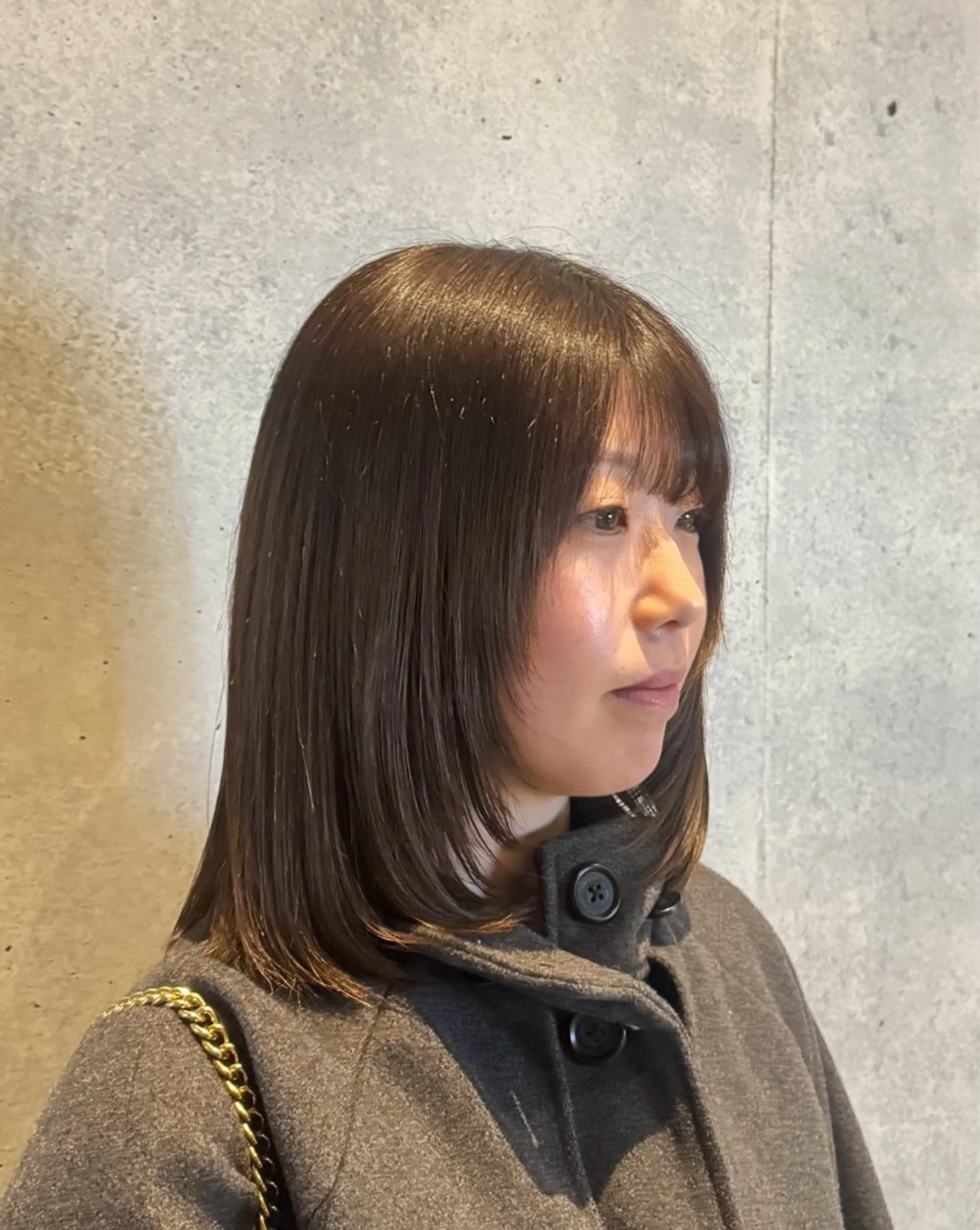 ミディアム カット 艶カラー×レイヤー 🪽maiのヘアスタイル
