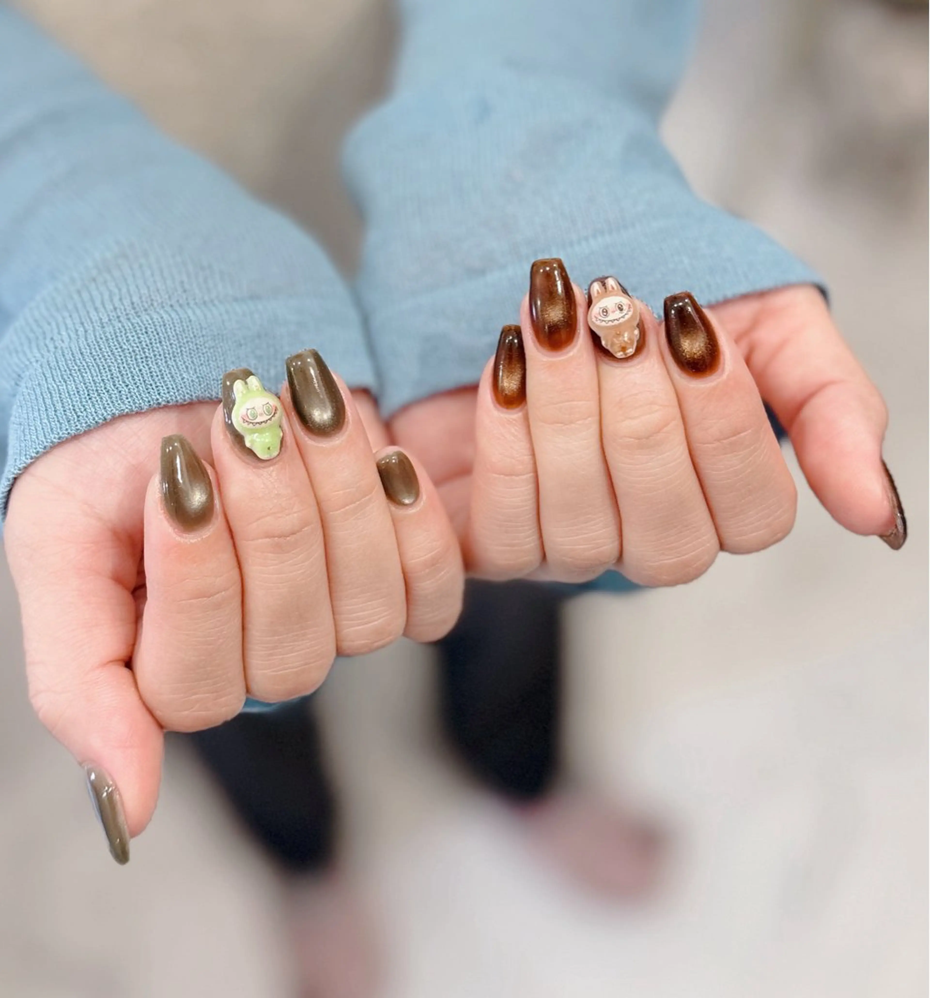 ネイル ジェルネイル マグネットネイル メンズネイル ハンドネイル MIMnail メンズネイリストのネイルデザイン