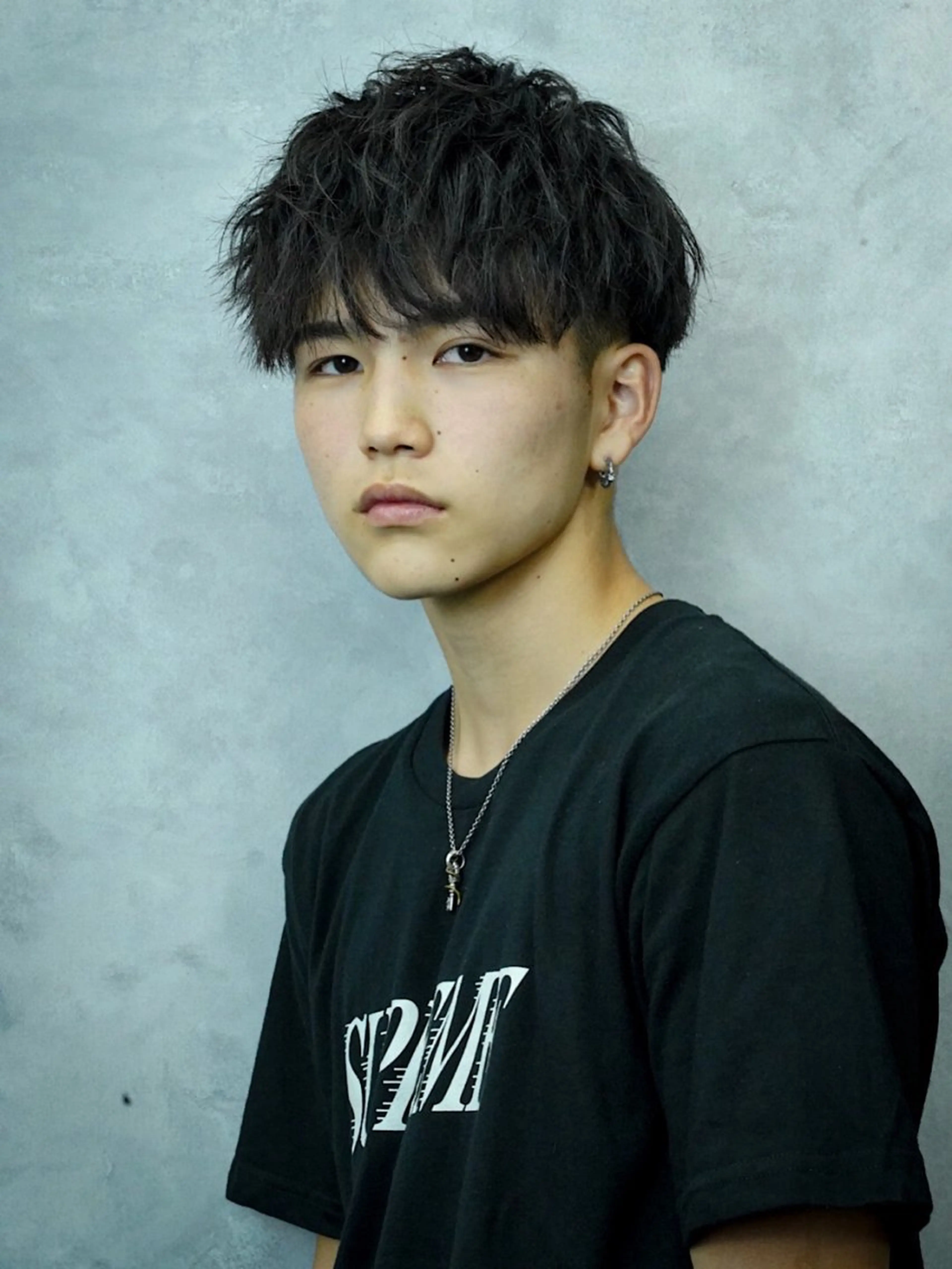 ショート パーマ メンズ カット パーマ 津田 祐岐のヘアスタイル