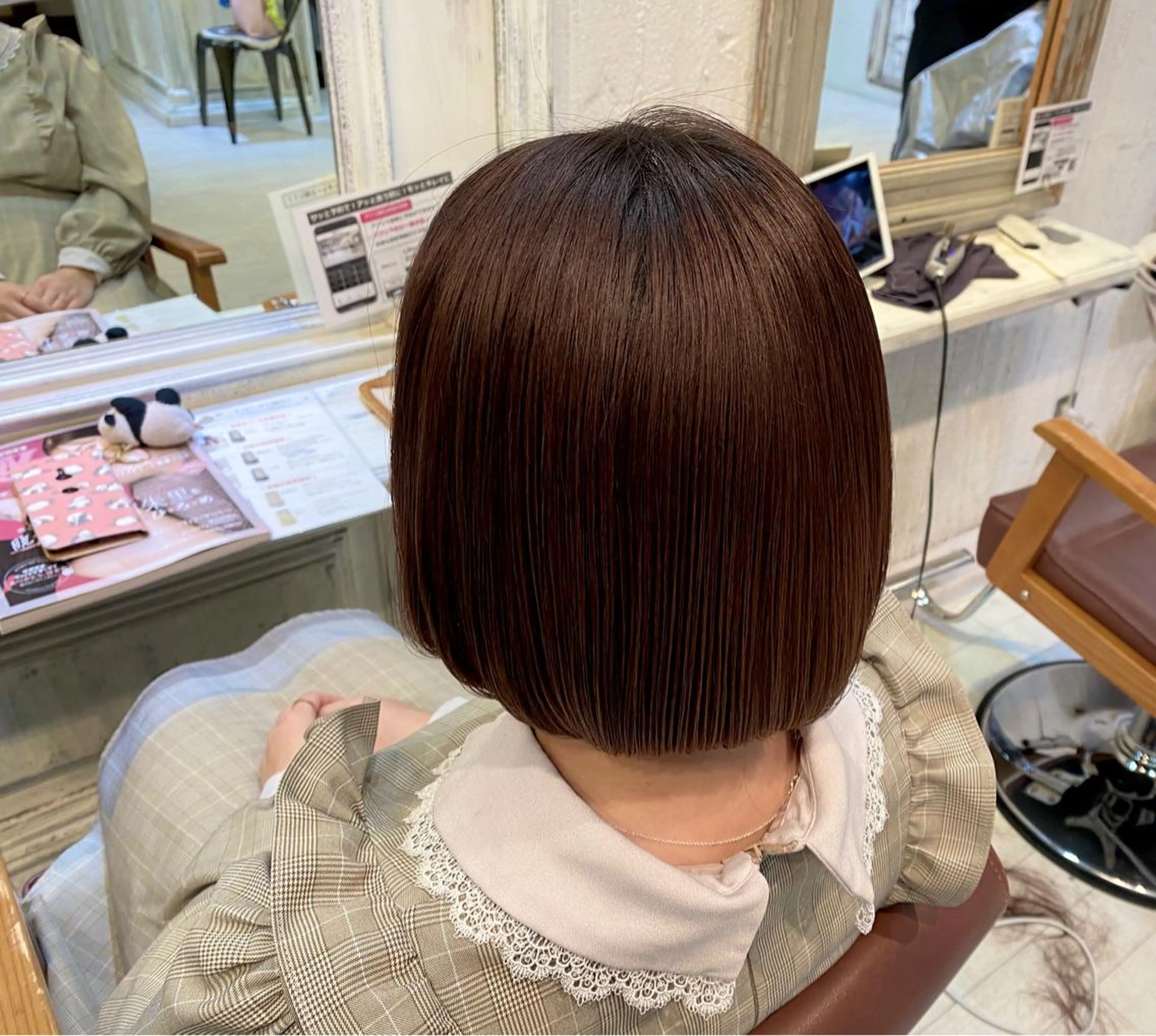 ショート カラー ショートヘア 髪質改善/艶カラー 🎀レイヤーカットのヘアスタイル