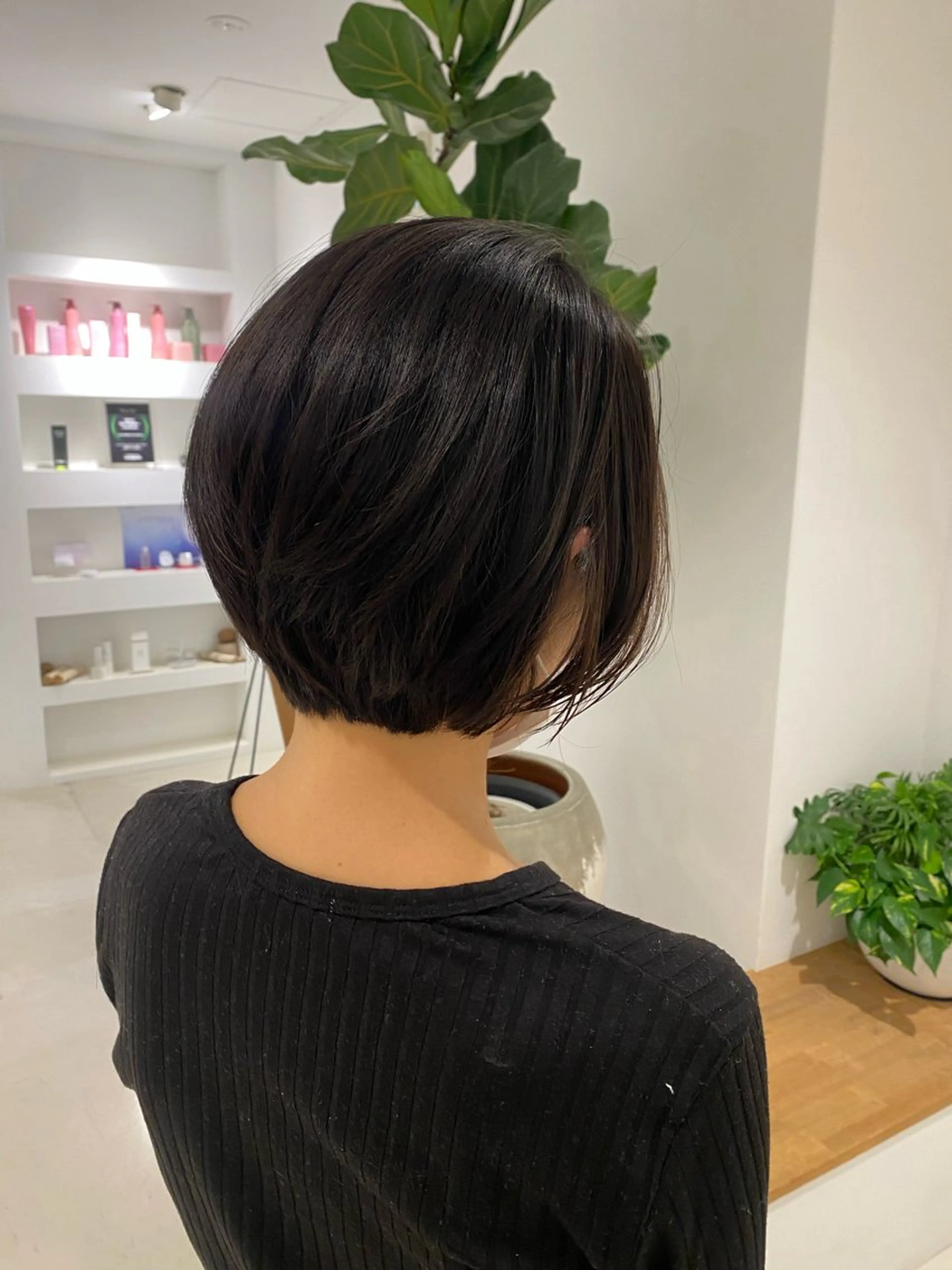ショート ショートボブ ボブ レイヤーカット ショートヘア メンズカット/レディ ースカット/ひまりのヘアスタイル