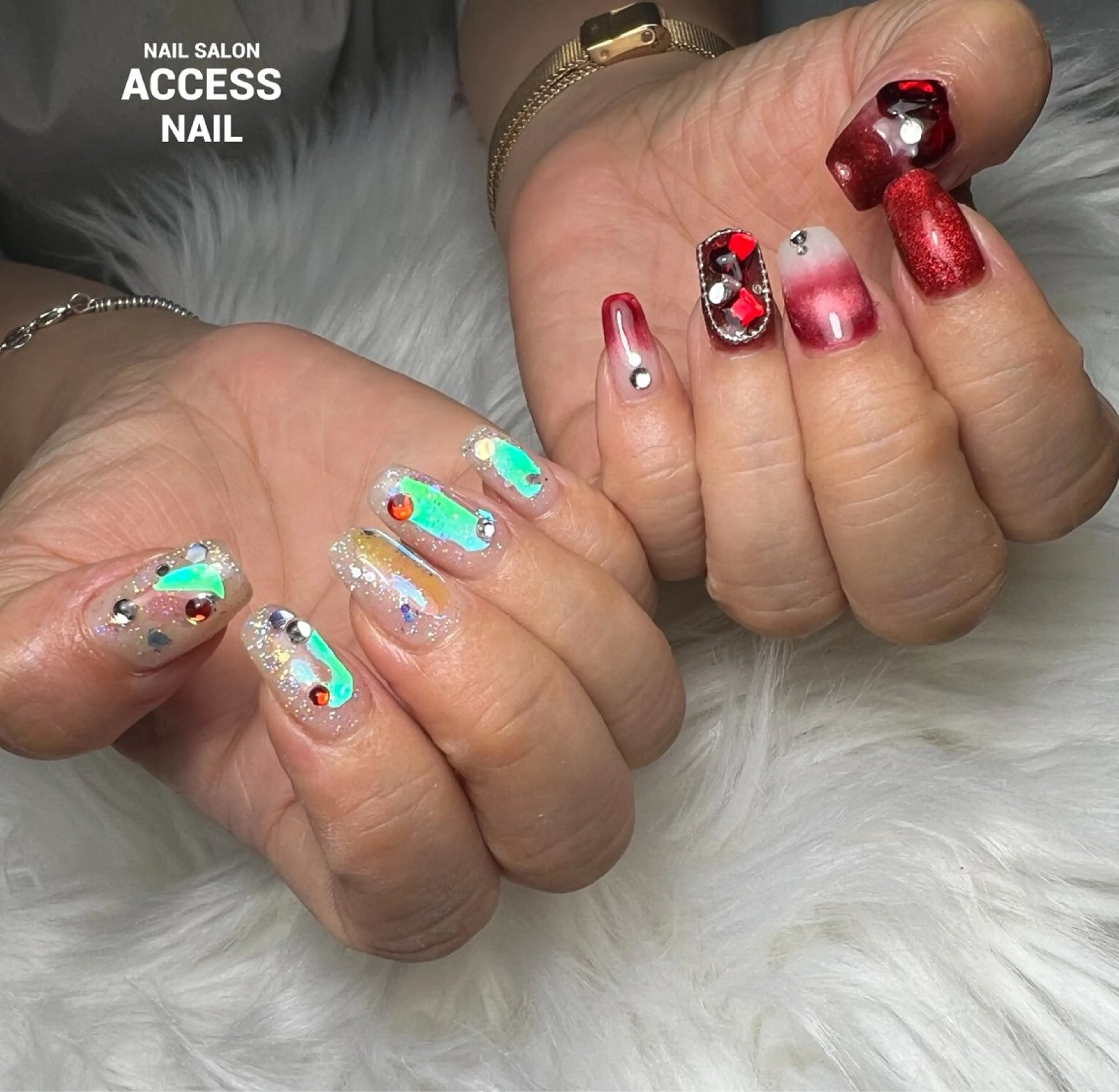 ネイル access nailのネイルデザイン