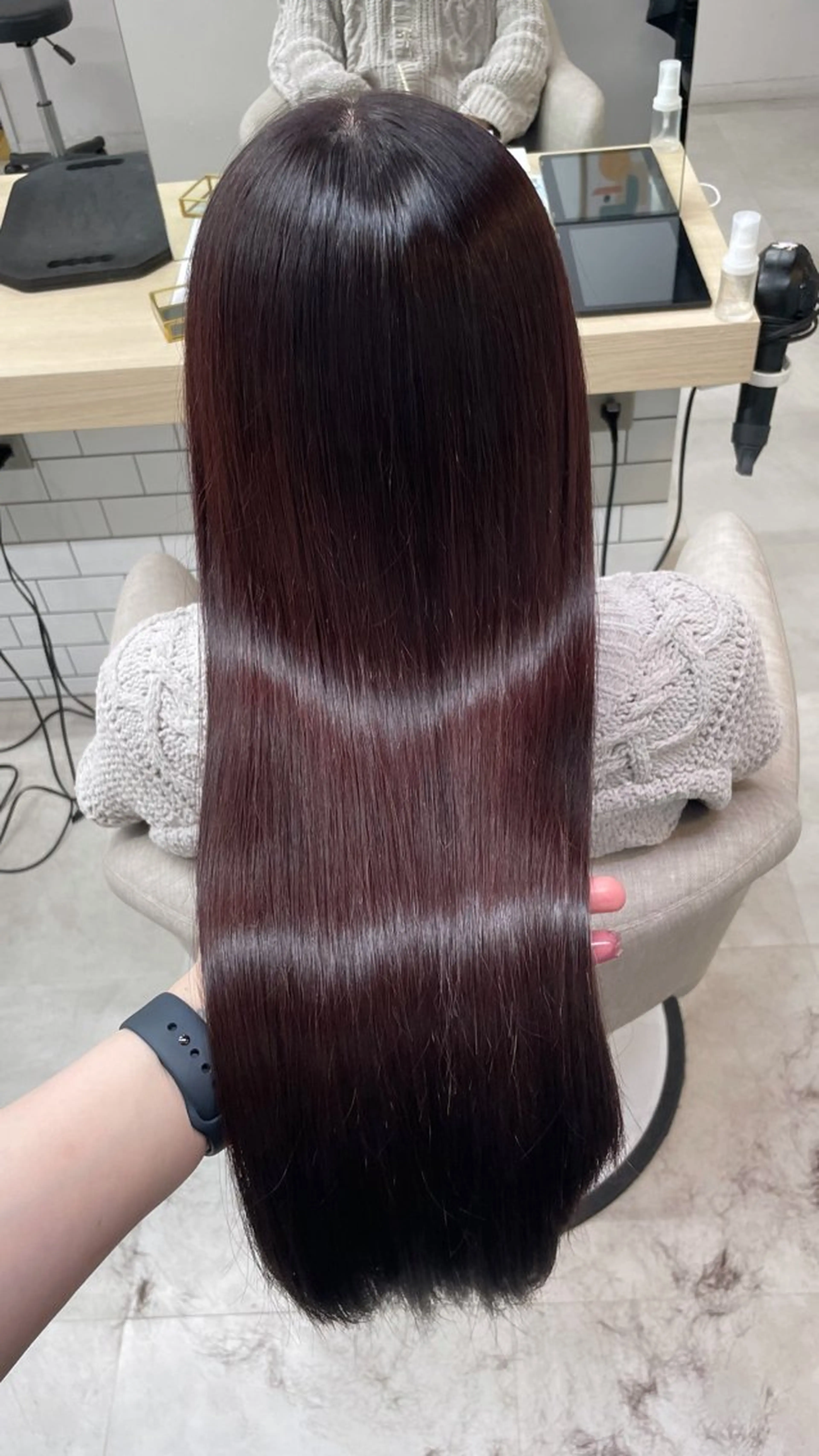 ロング カット ヘアカラー トリートメント Luana難波 🫧NOAのヘアスタイル