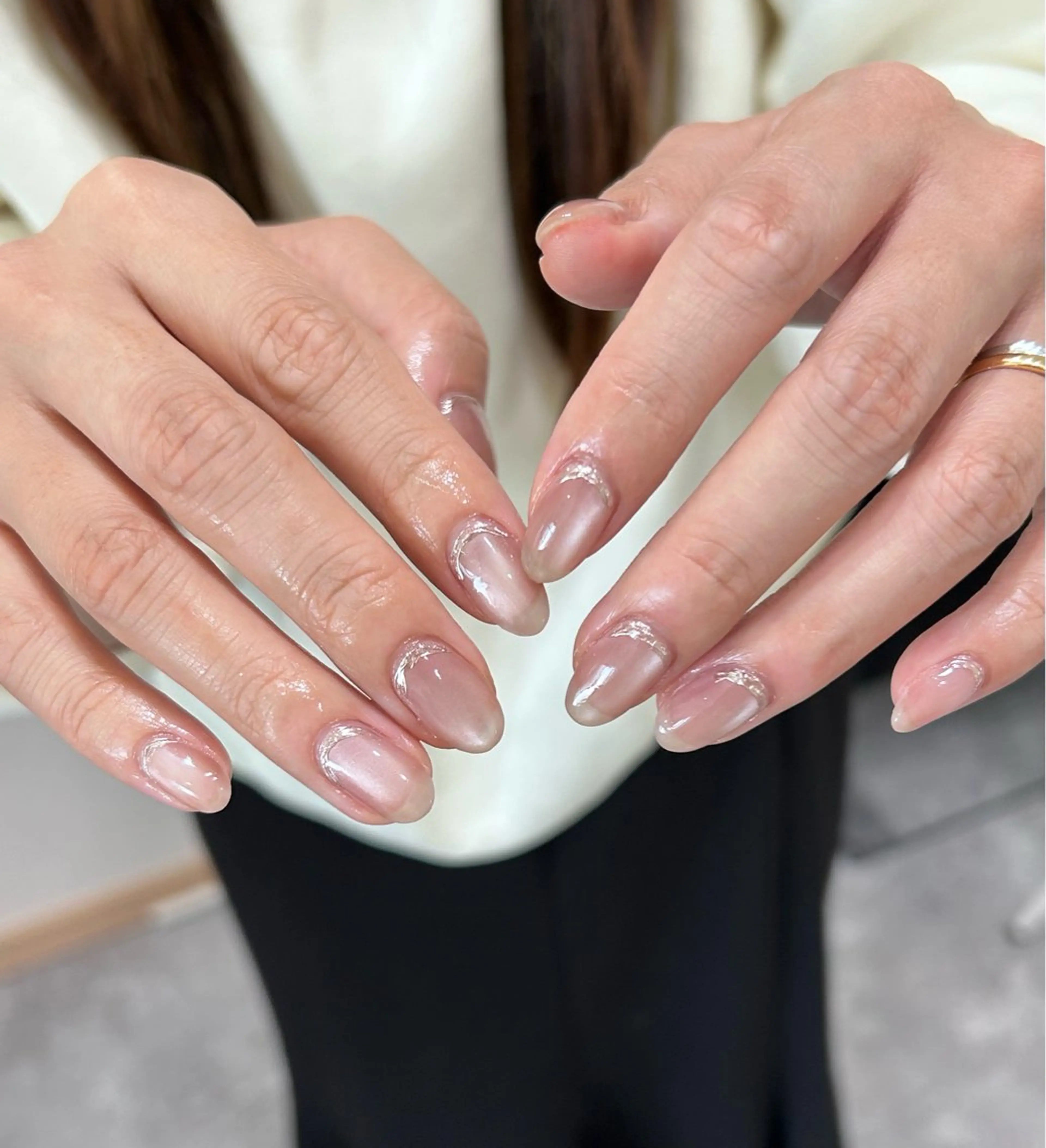 ネイル ニュアンスネイル ハンドネイル Ray. Maayaのネイルデザイン