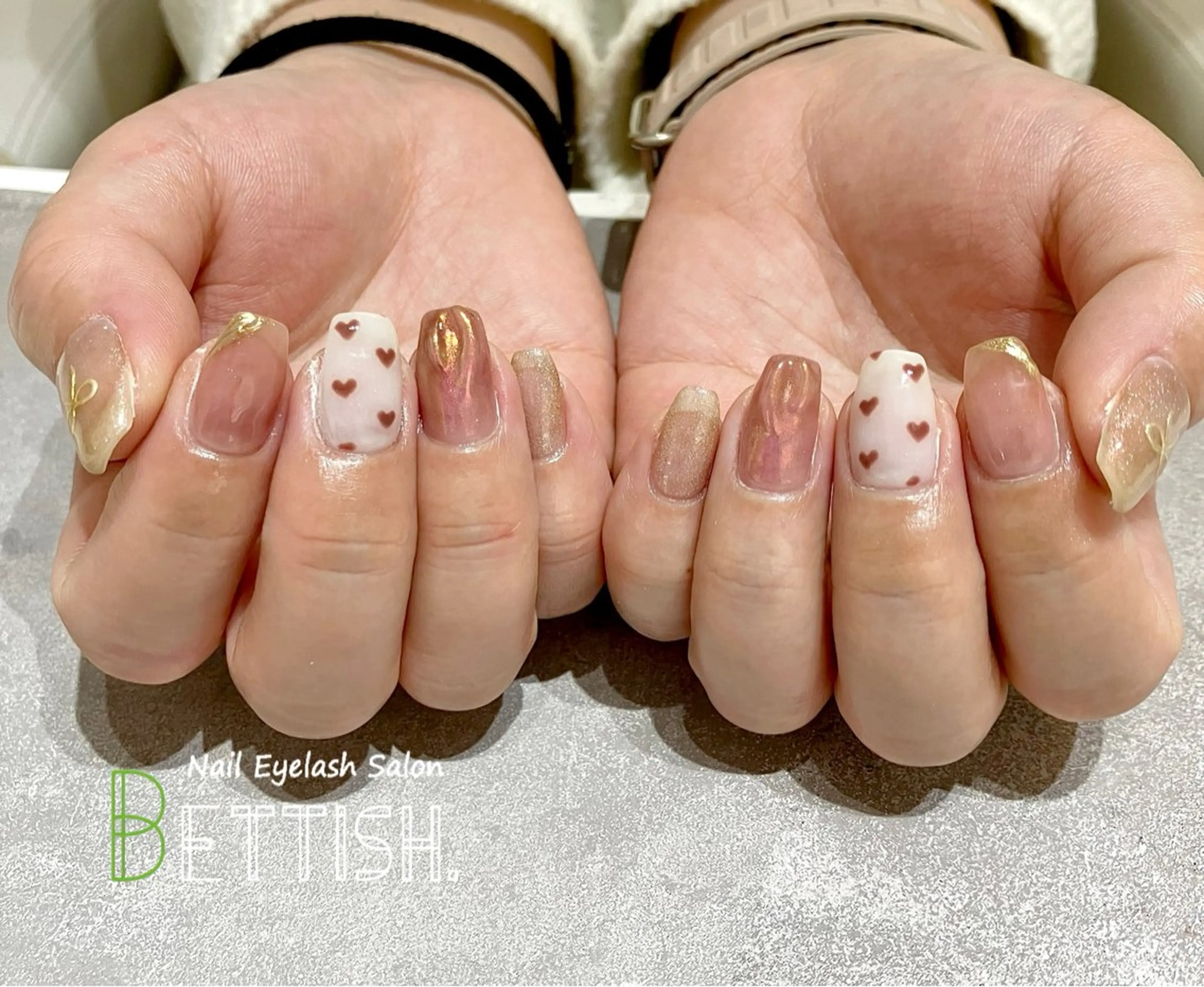 ネイル ハート BETTISH. KUMIKO☺︎︎のネイルデザイン