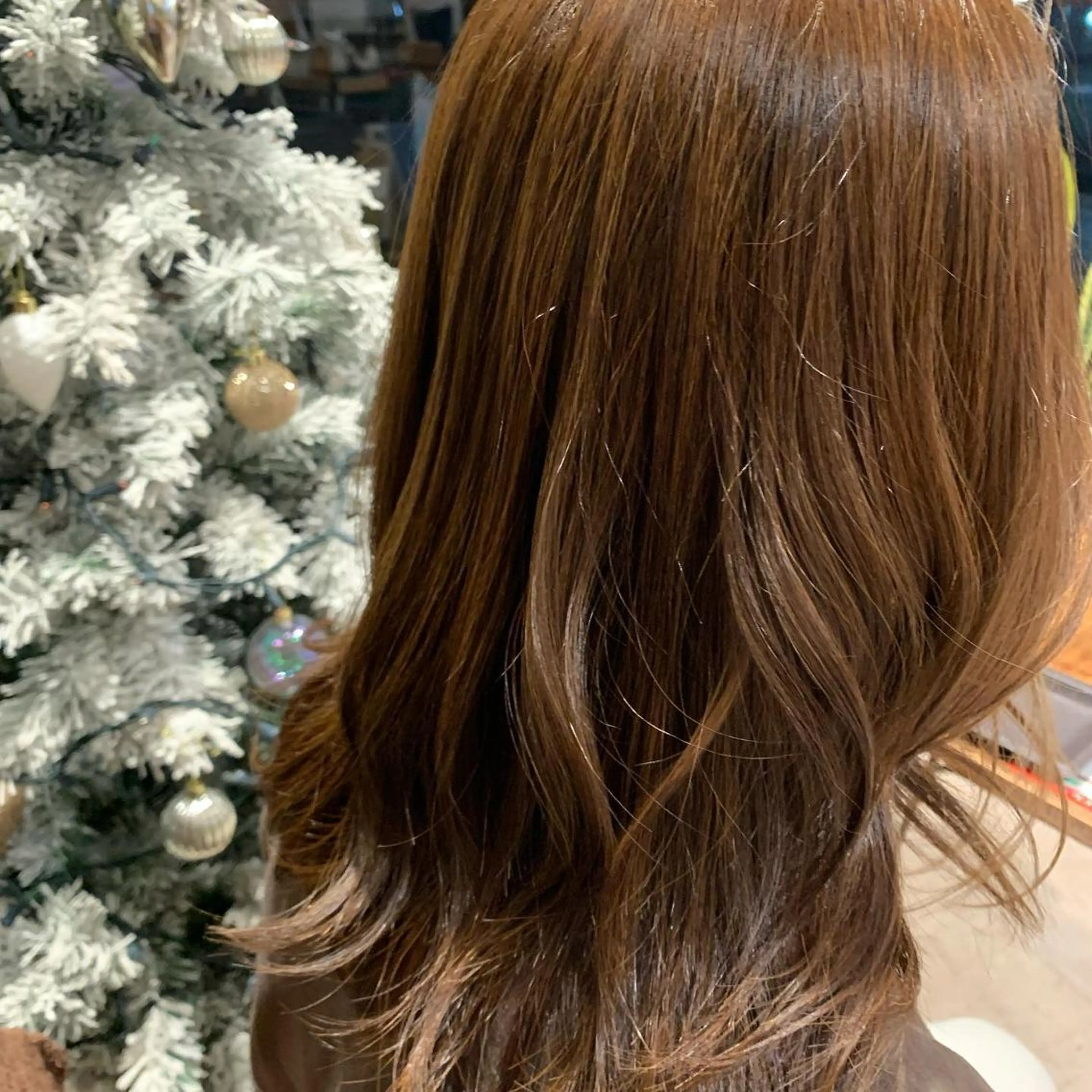 カラー ベージュカラー モカベージュ Rina🪄 韓国風レイヤーcutのヘアスタイル