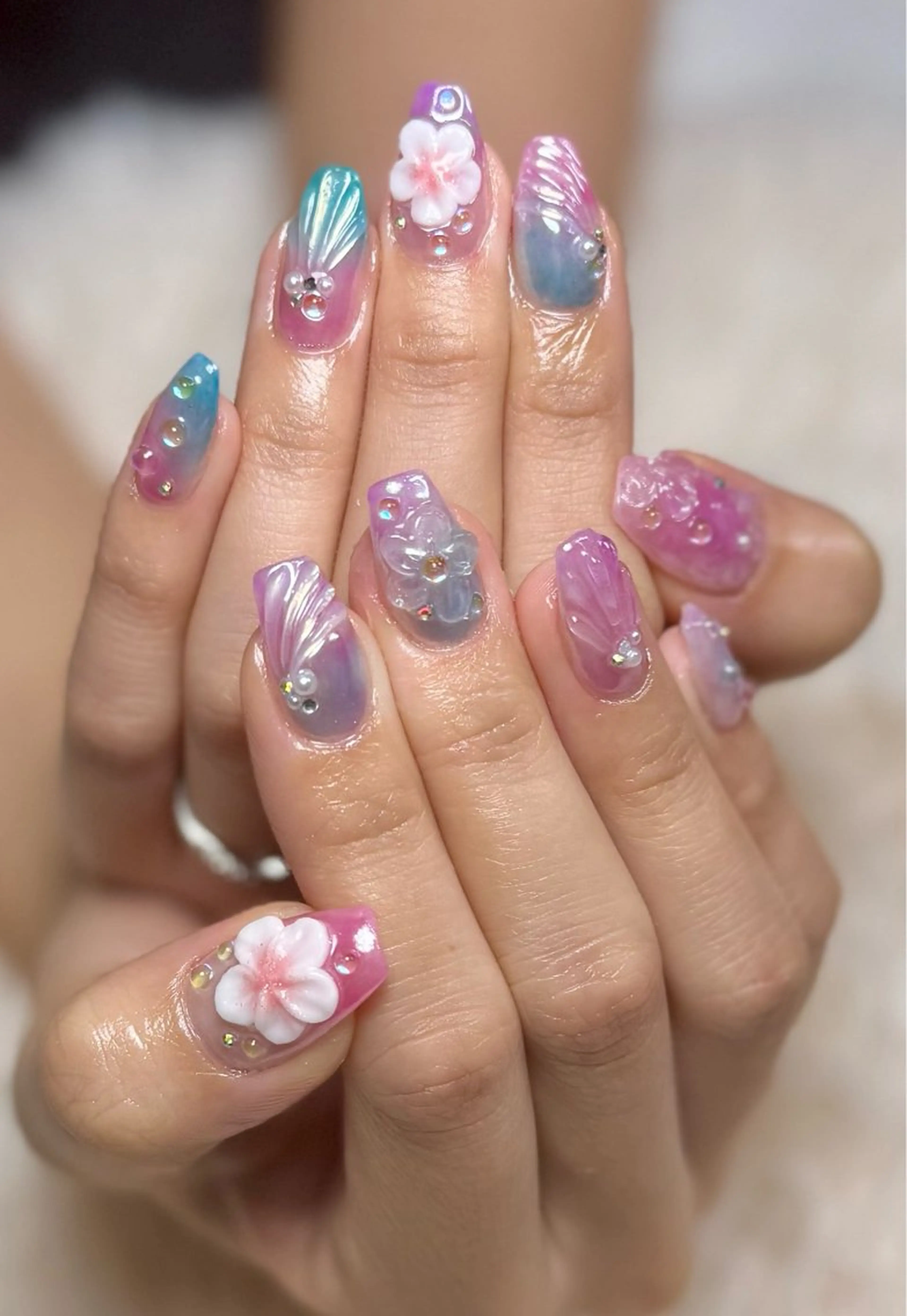 ネイル 夏ネイル nailsalon leam3のネイルデザイン