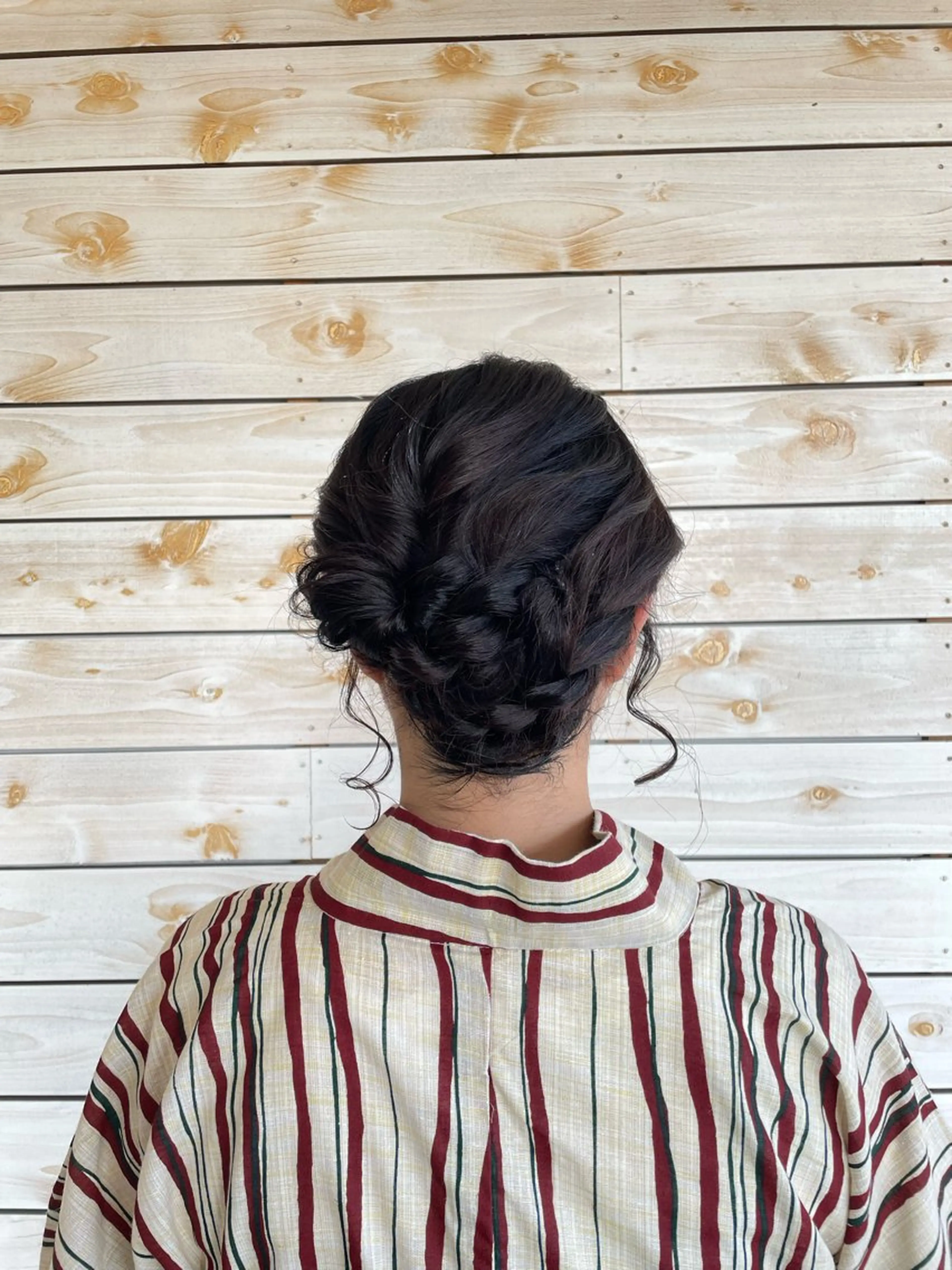 ヘアアレンジ ハーフアップ 浴衣 ヘアセット 🌸小掛🌸 豊橋外国人風カラーのヘアスタイル