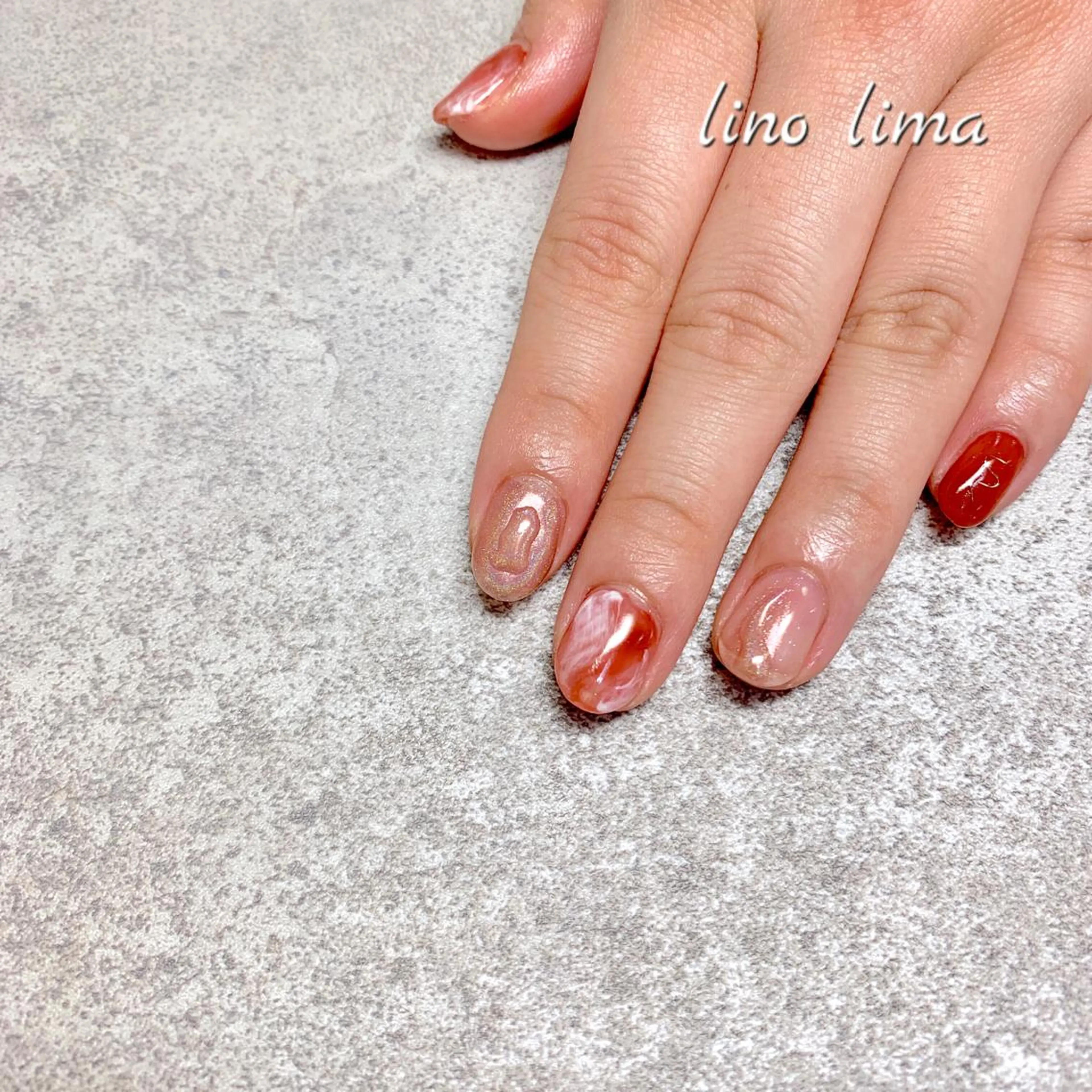 ネイル ニュアンスネイル リノ  リマのネイルデザイン