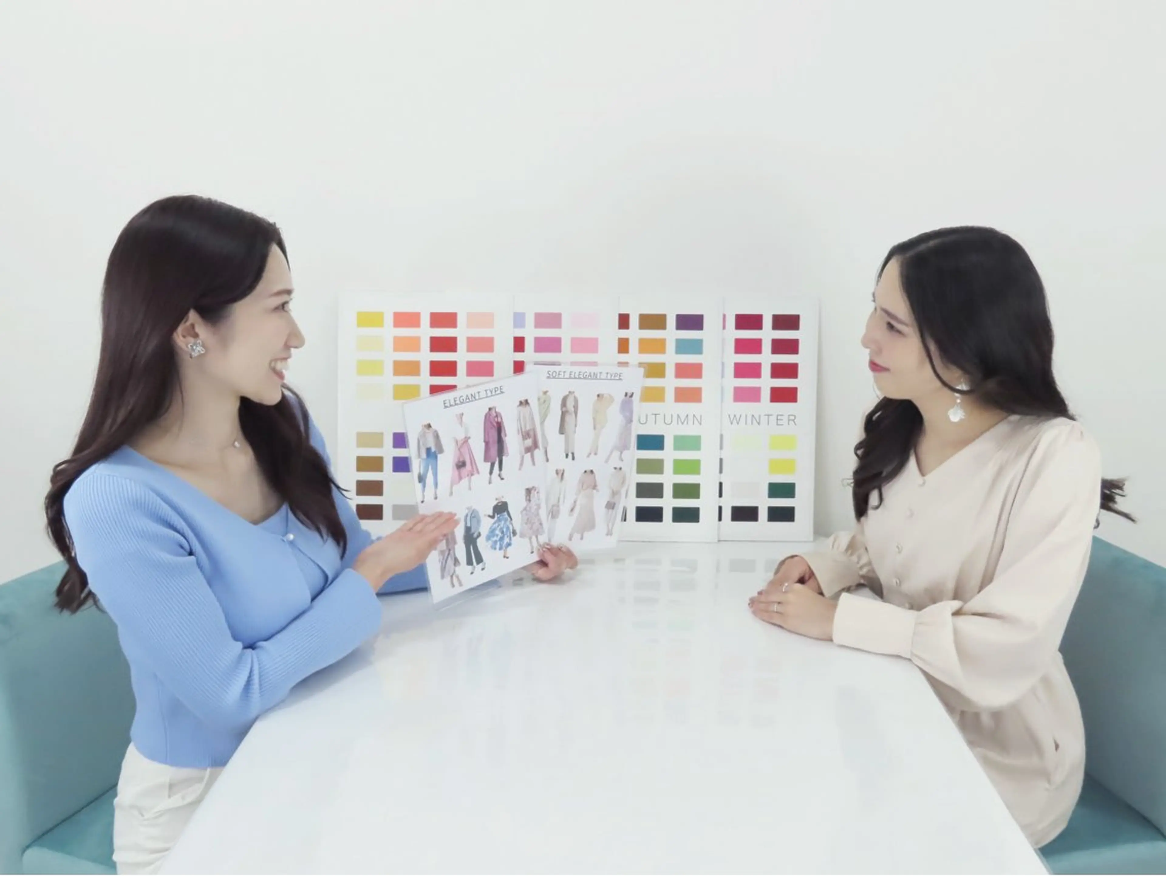 カラー デート パーソナルカラー診断 骨格診断 顔タイプ診断 パーソナルカラー診断 ＆メイクで垢抜けるのその他イメージ