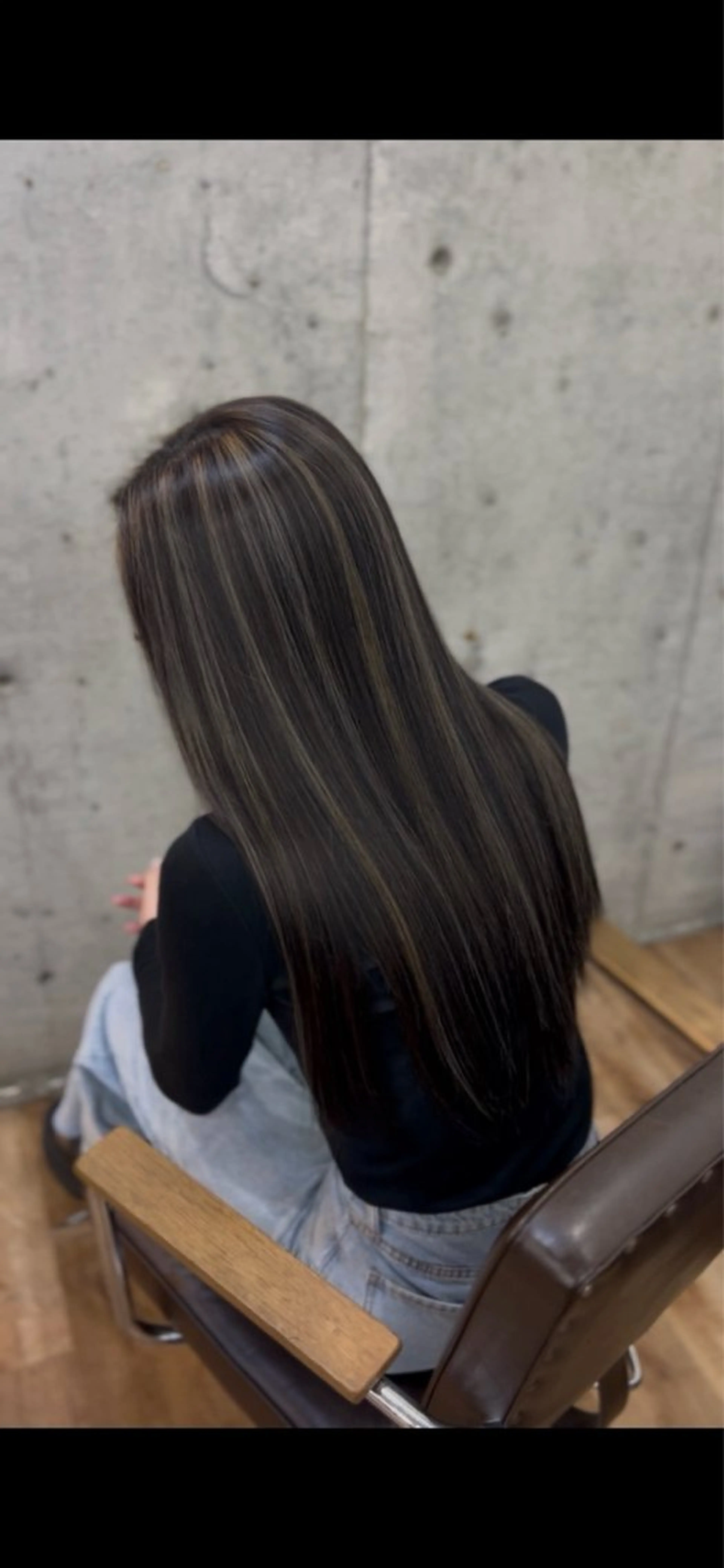 カラー ヘアカラー 若林 玲奈のヘアスタイル