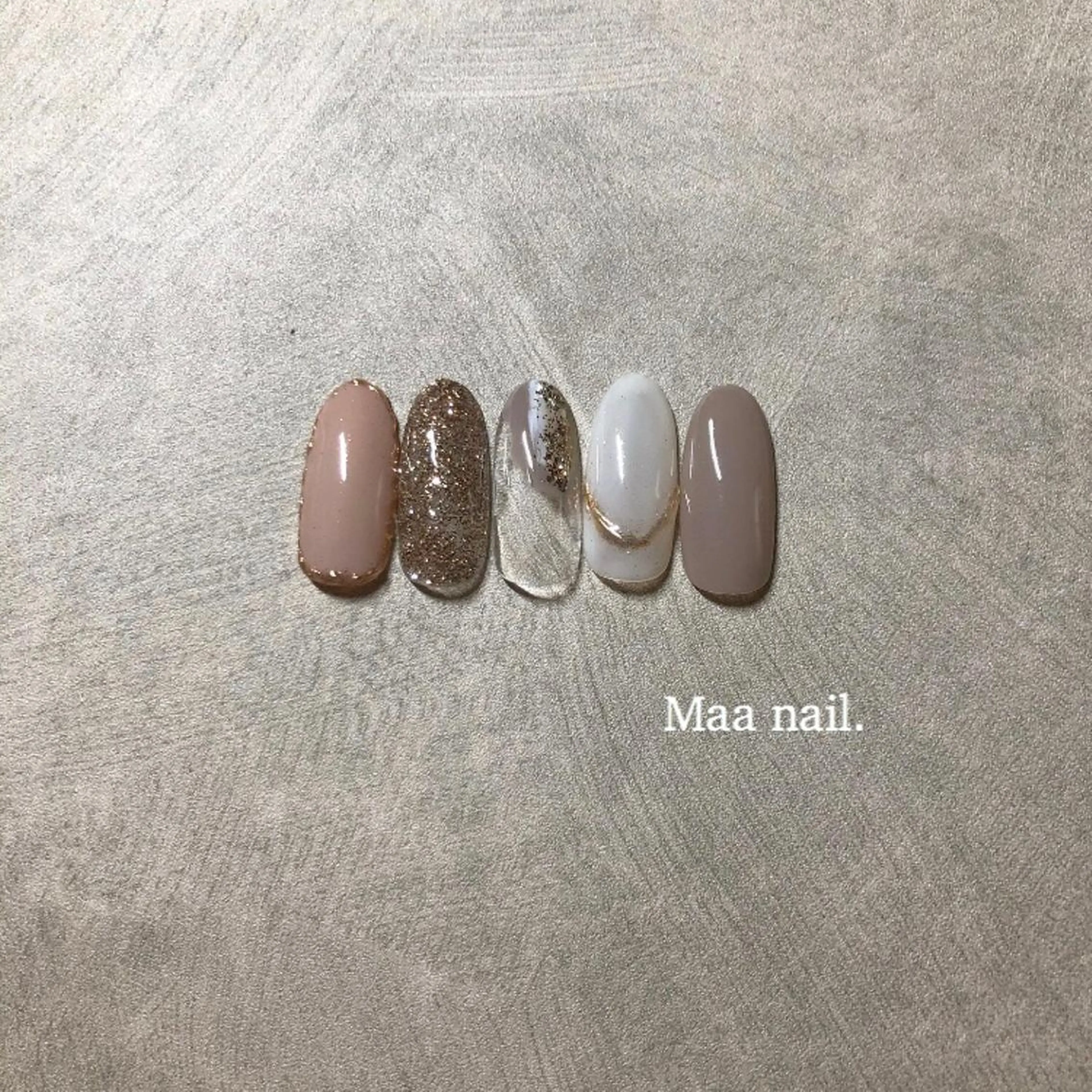 ネイル ハンドネイル private_ salon.Leaのネイルデザイン