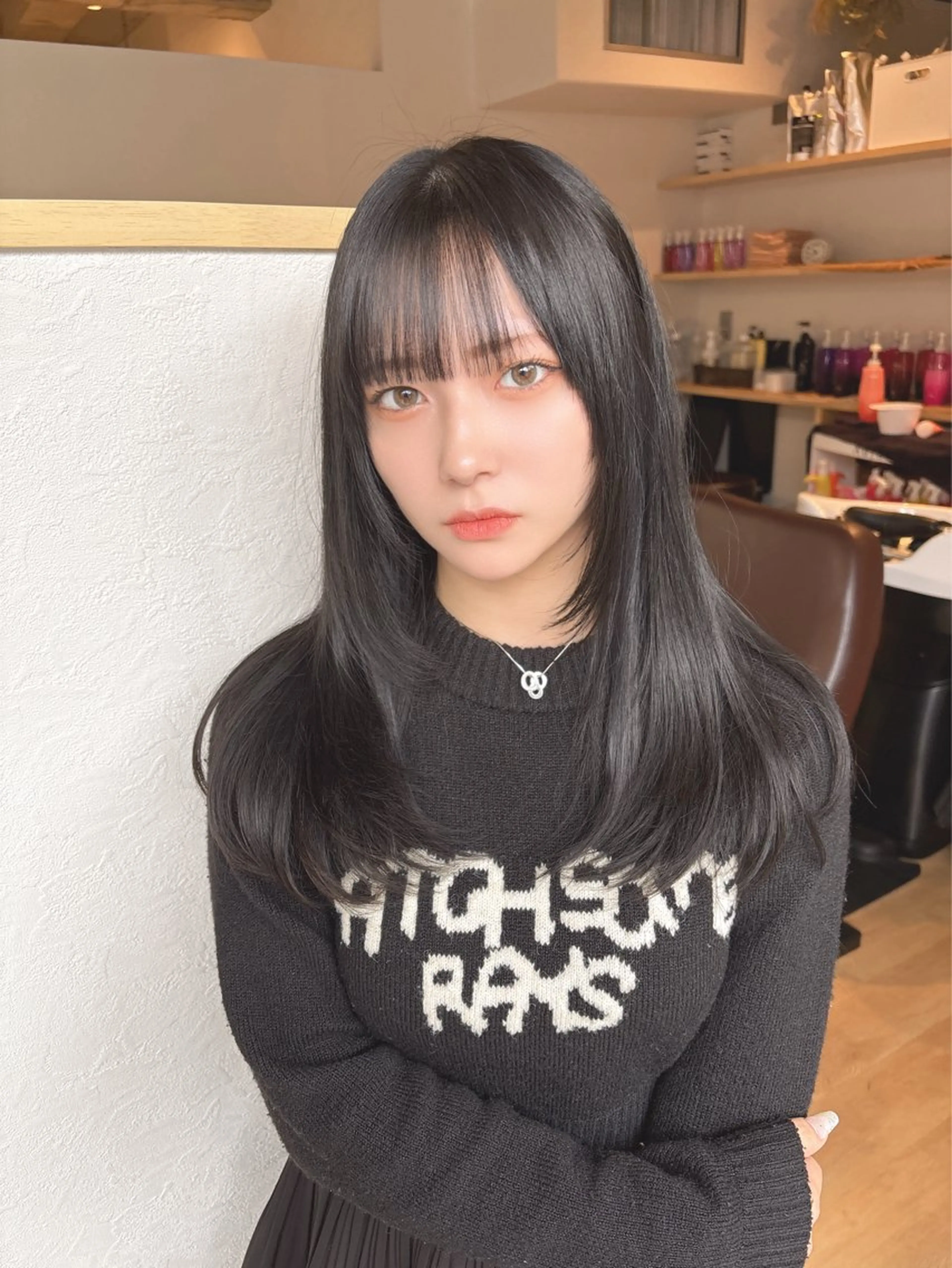 ロング 韓国/透明感 Veluaのヘアスタイル